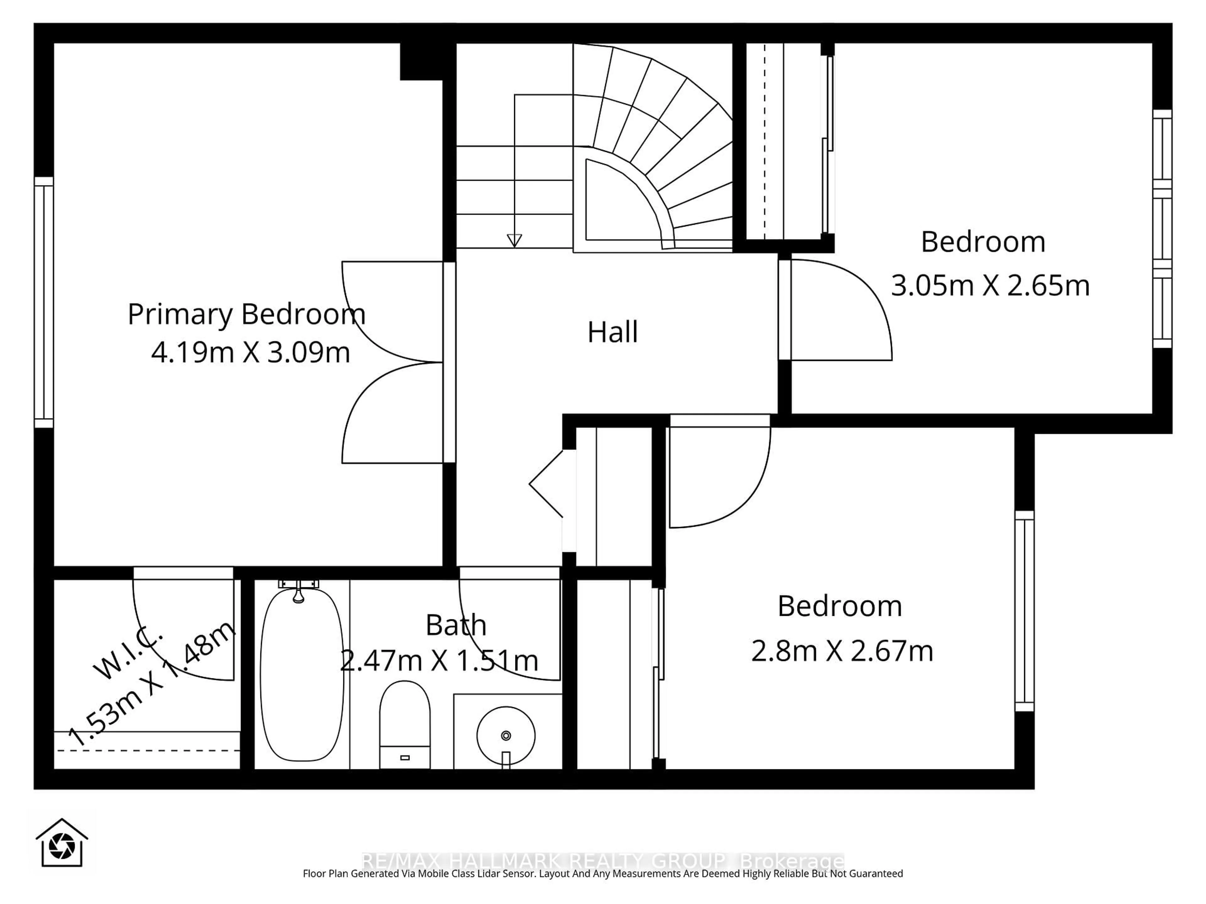 Floor plan for 104 Banchory Cres, Ottawa Ontario K2K 2V2