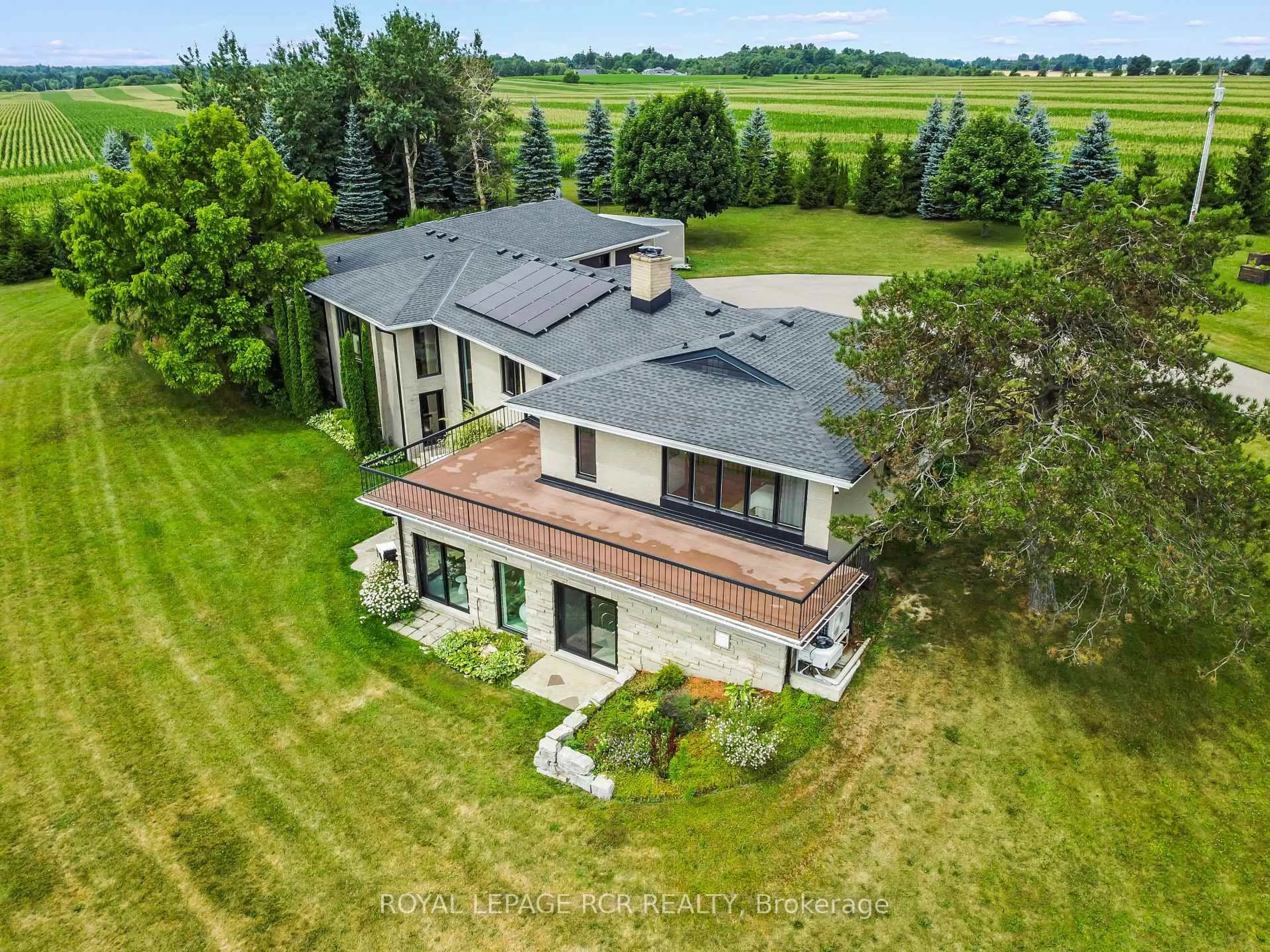 A pic from outside/outdoor area/front of a property/back of a property/a pic from drone, unknown for 6398 Second Line, Centre Wellington Ontario N1M 2W4