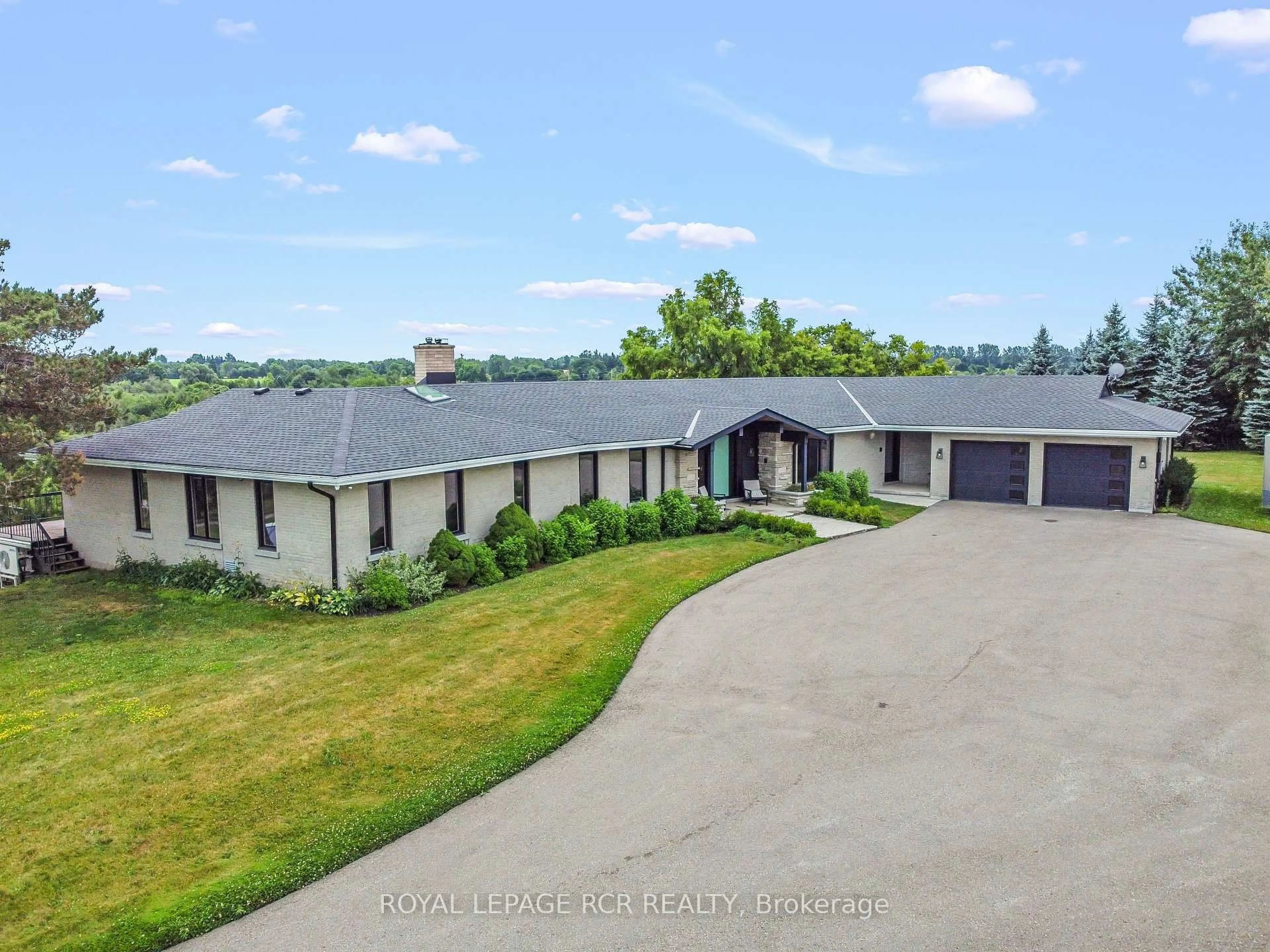 A pic from outside/outdoor area/front of a property/back of a property/a pic from drone, water/lake/river/ocean view for 6398 Second Line, Centre Wellington Ontario N1M 2W4