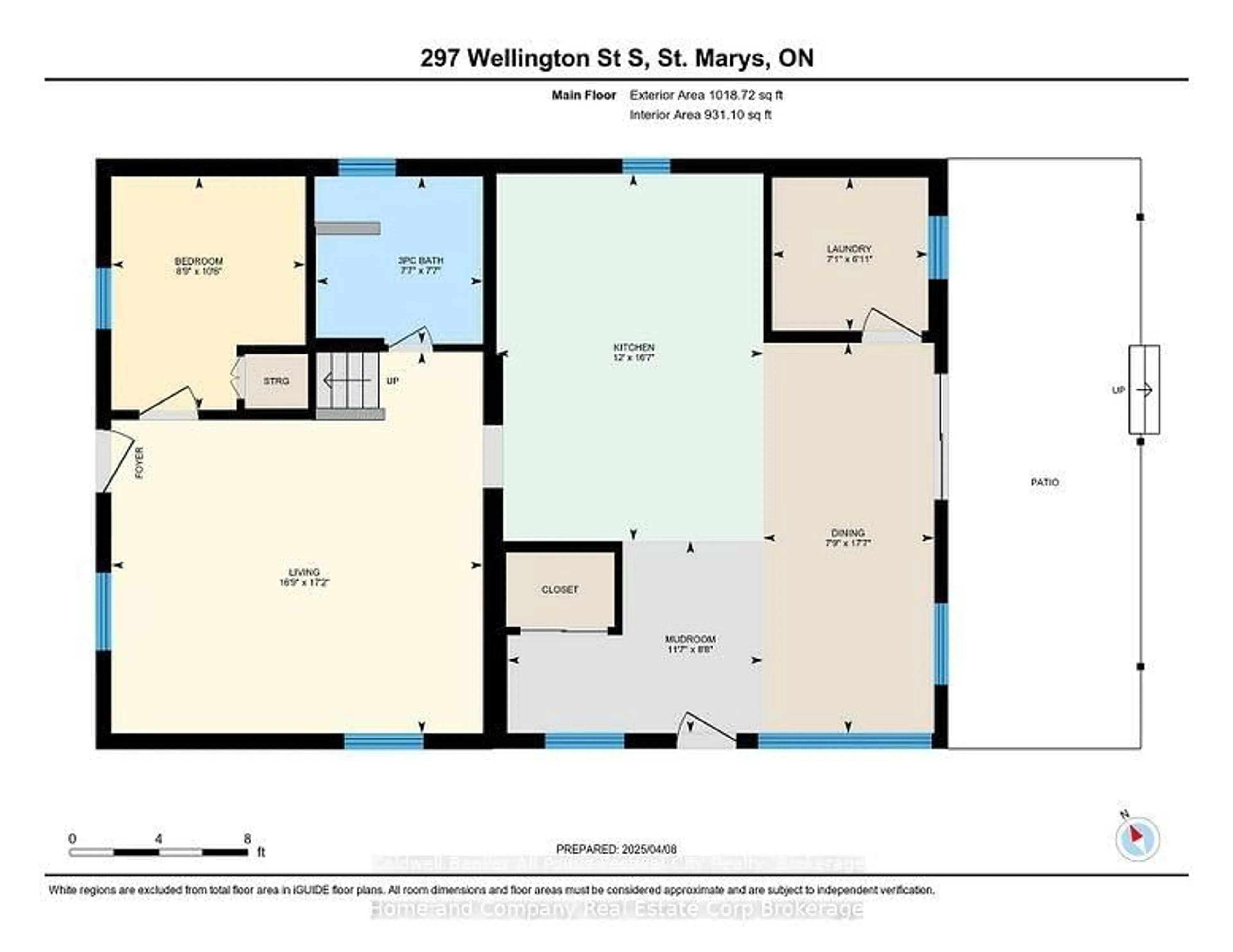 Floor plan for 297 Wellington St, St. Marys Ontario N4X 1C5