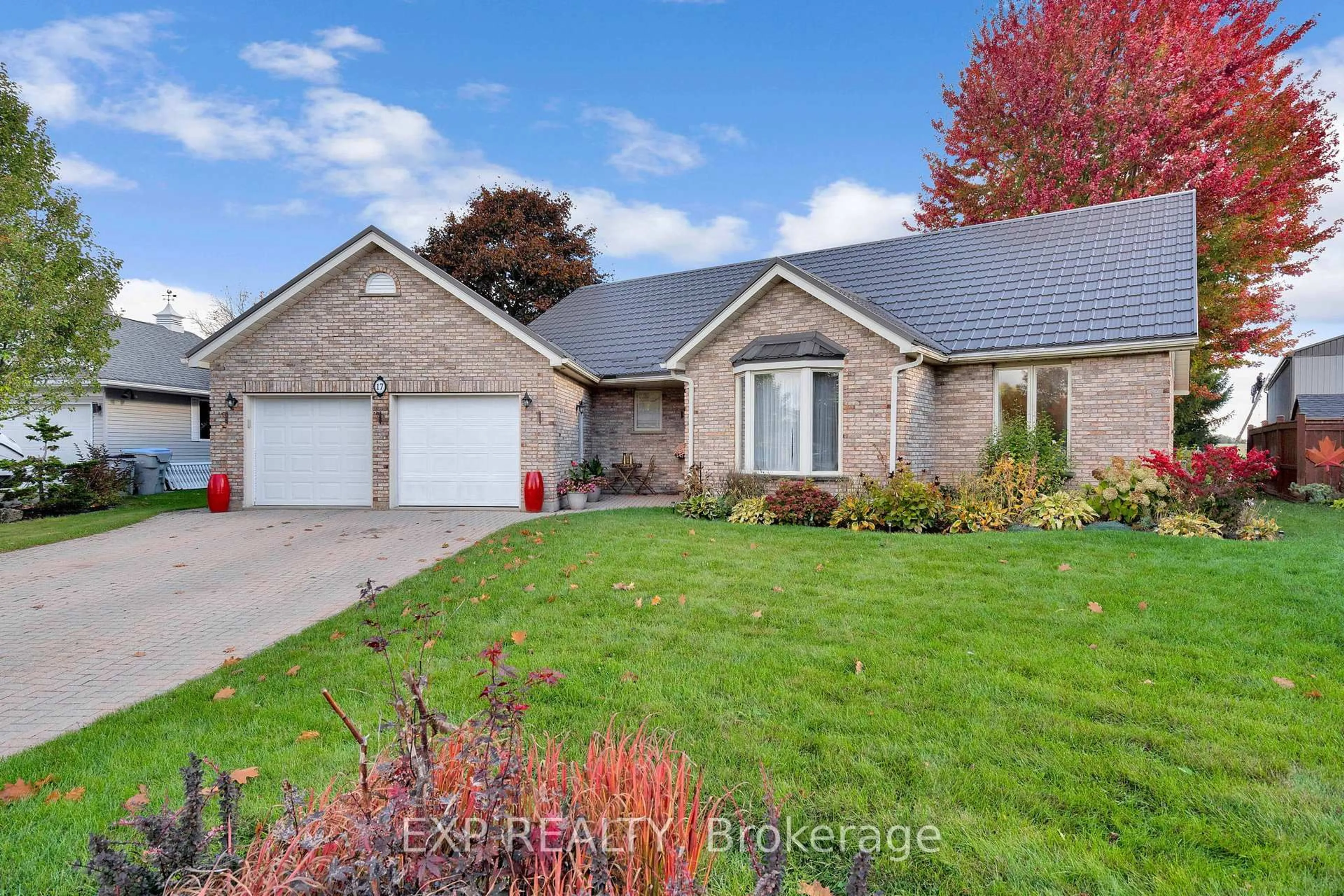 Home with brick exterior material, street for 17 Abbey Lane, South Huron Ontario N0M 1S1