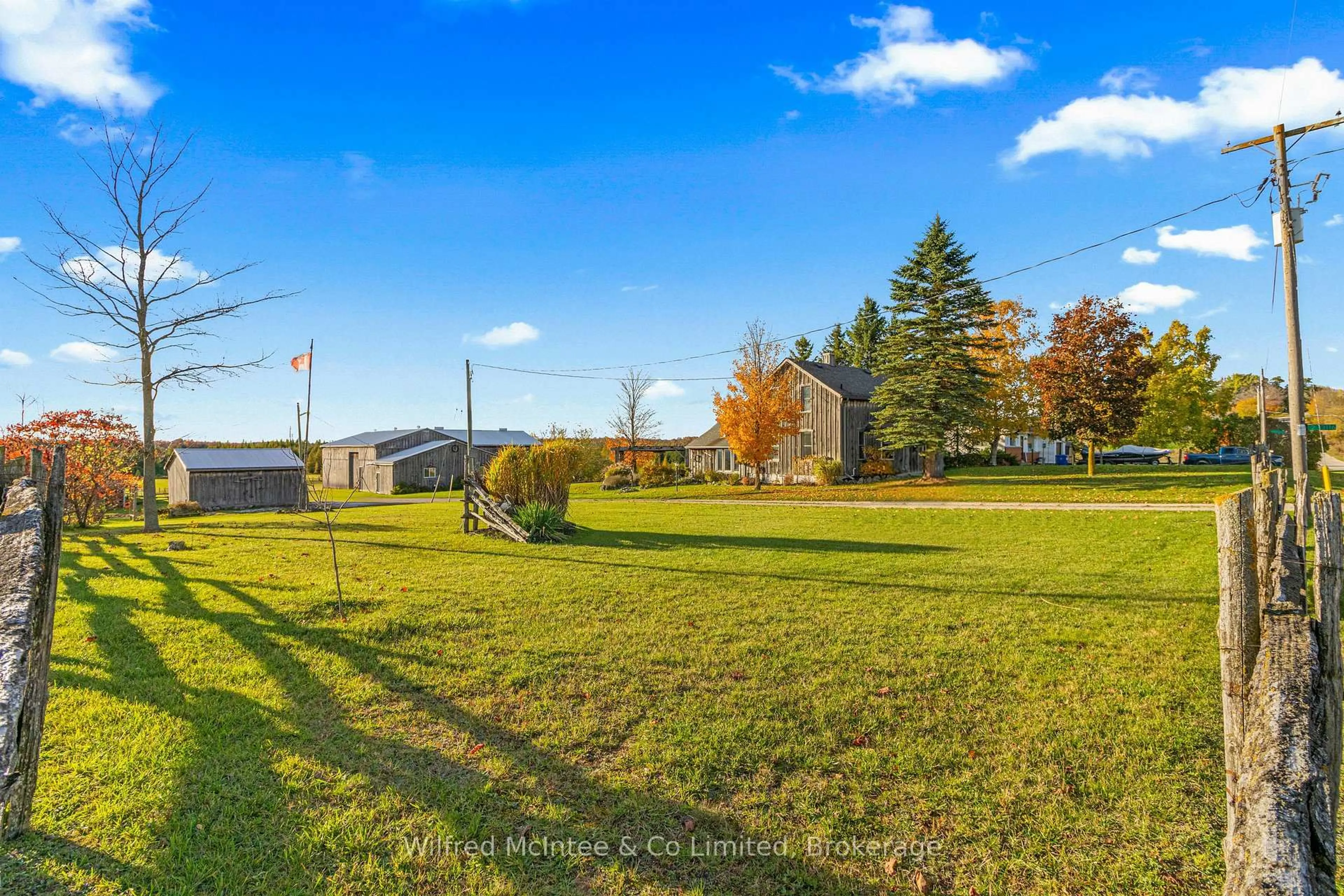 A pic from outside/outdoor area/front of a property/back of a property/a pic from drone, unknown for 233116 CON 2 WGR, West Grey Ontario N0G 1R0