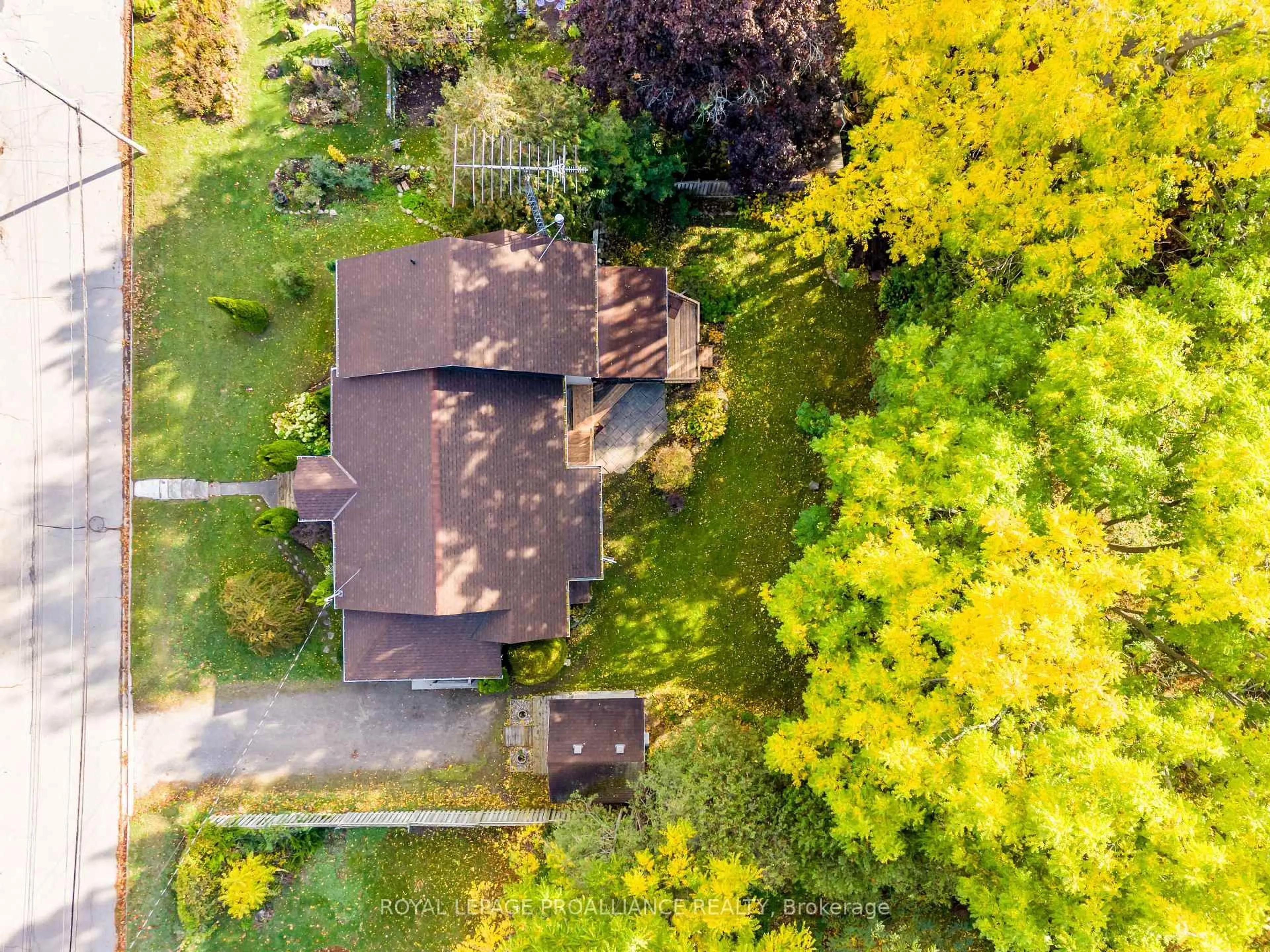 A pic from outside/outdoor area/front of a property/back of a property/a pic from drone, street for 22 Church St, Cramahe Ontario K0K 1S0