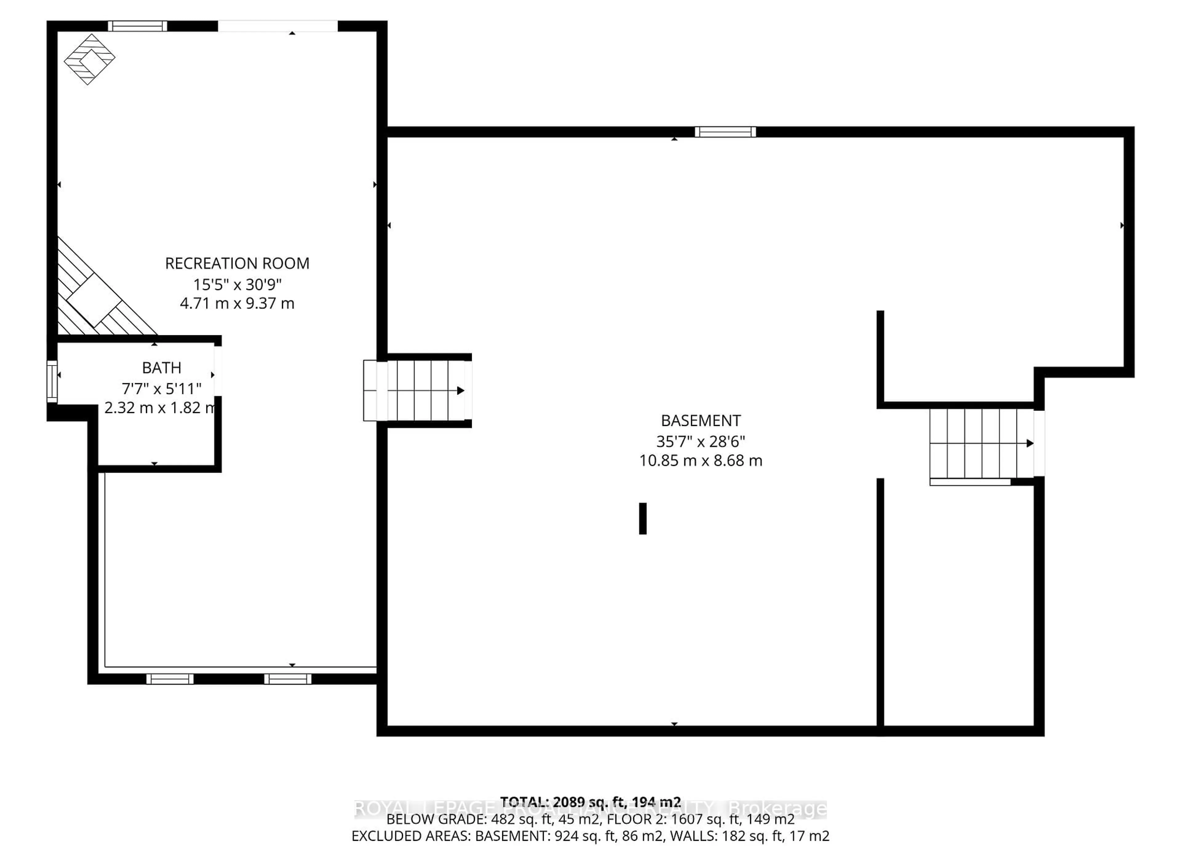 Floor plan for 22 Church St, Cramahe Ontario K0K 1S0