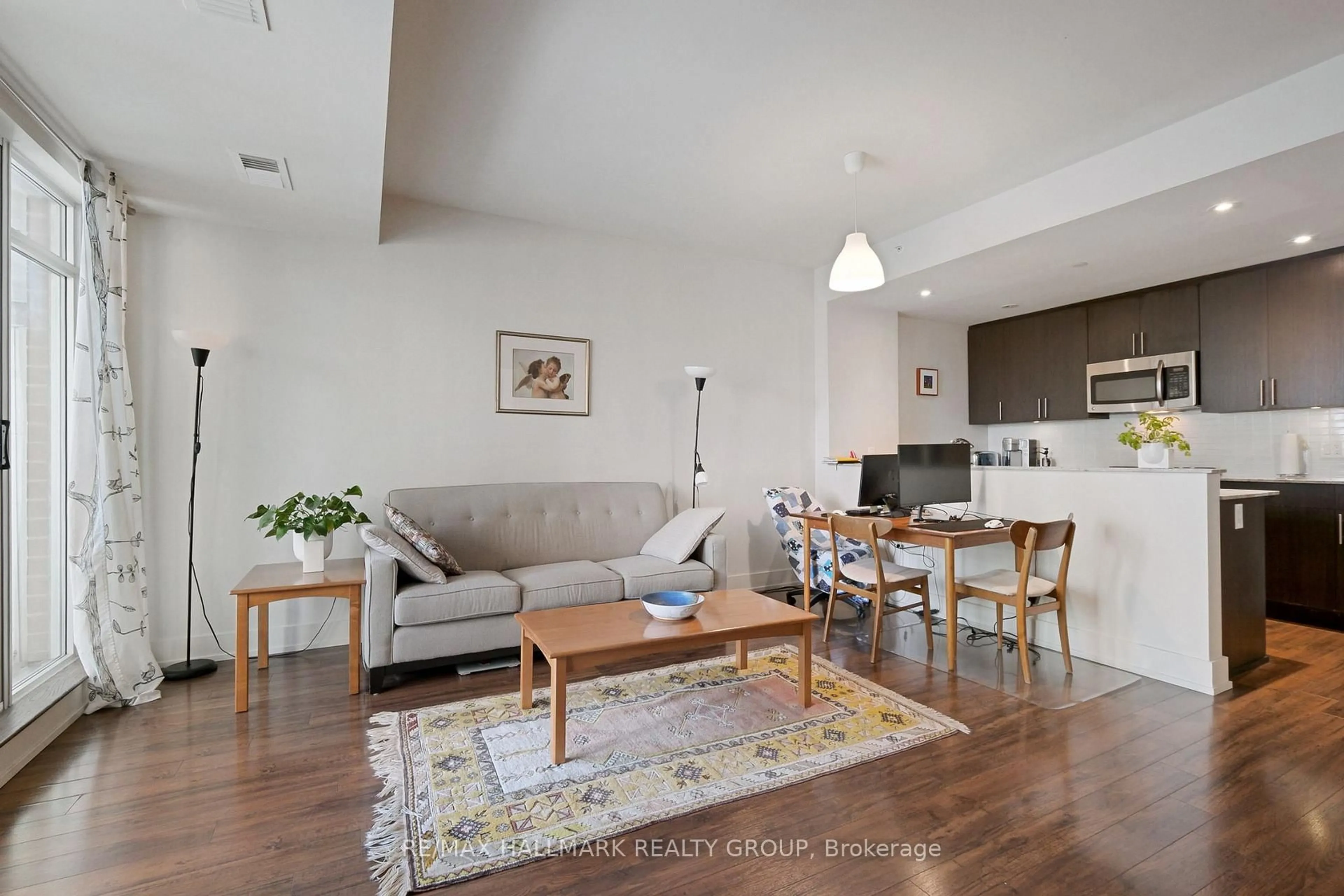 Living room with furniture, unknown for 100 Champagne Ave #706, Ottawa Ontario K1S 4P4