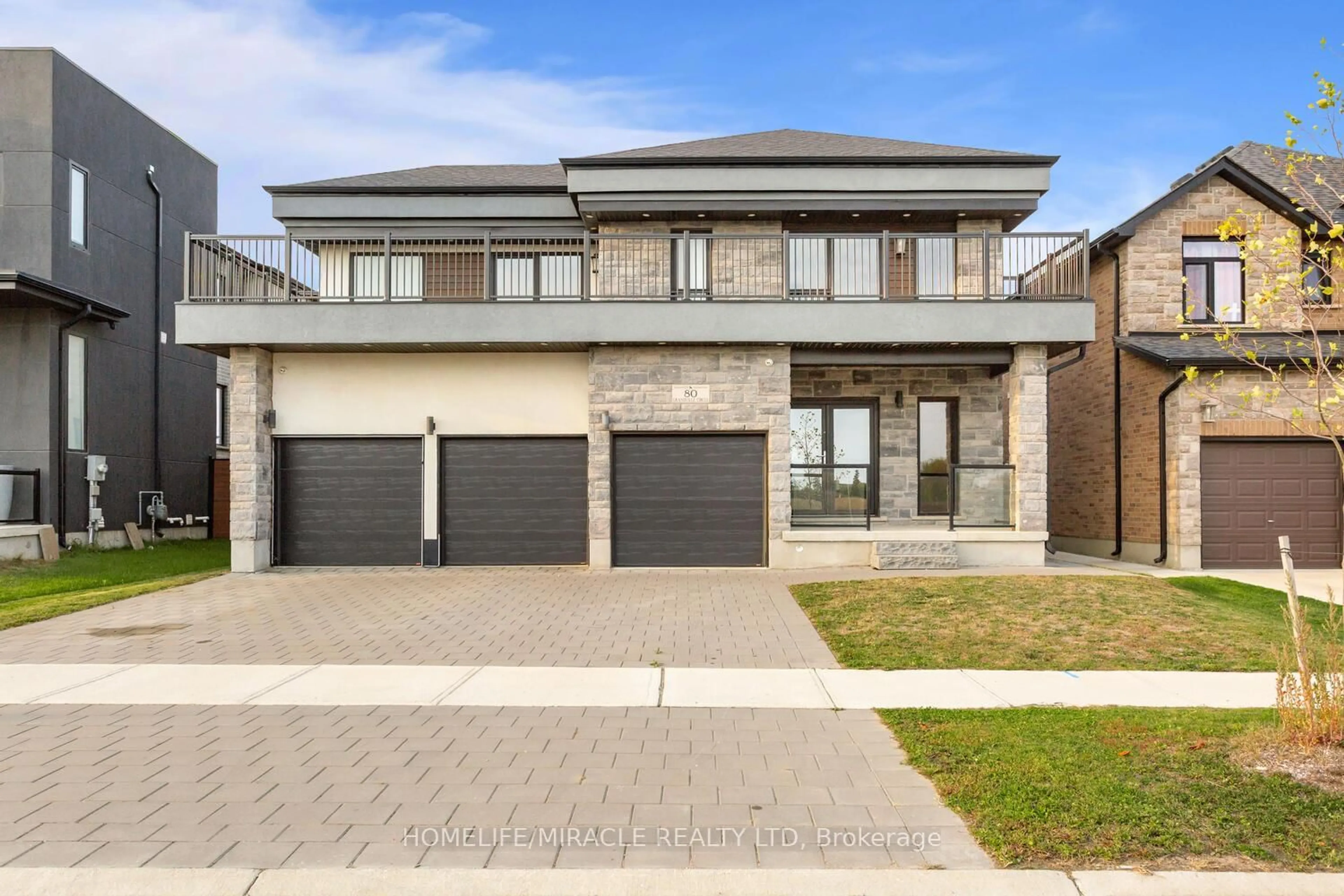Home with brick exterior material, street for 80 Grandville Circ, Brant Ontario N3L 0J5