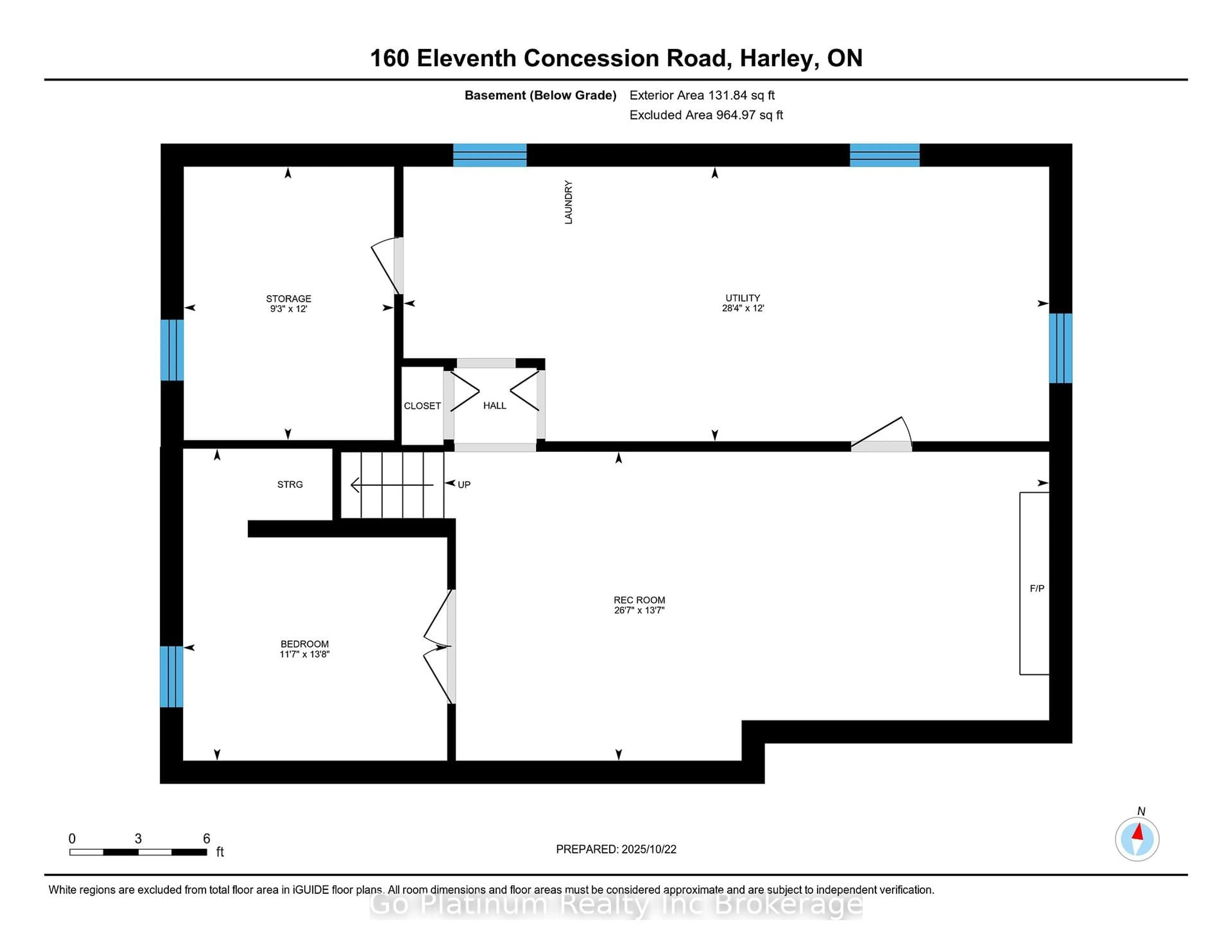 Floor plan for 160 Eleventh Concession Rd, Brant Ontario N0E 1E0