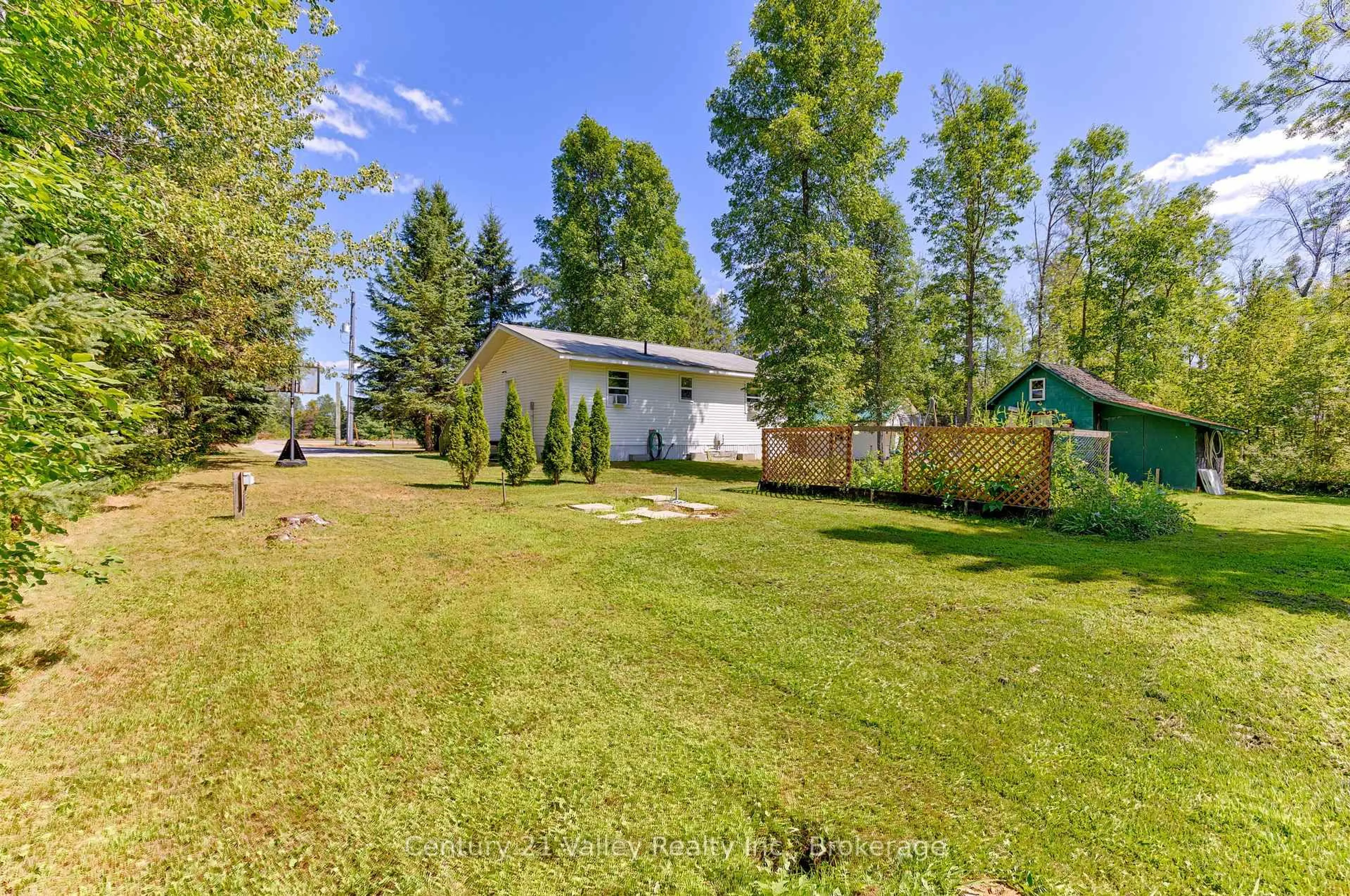 A pic from outside/outdoor area/front of a property/back of a property/a pic from drone, forest/trees view for 14300 60 Highway, Golden Lake Ontario K0J 1X0