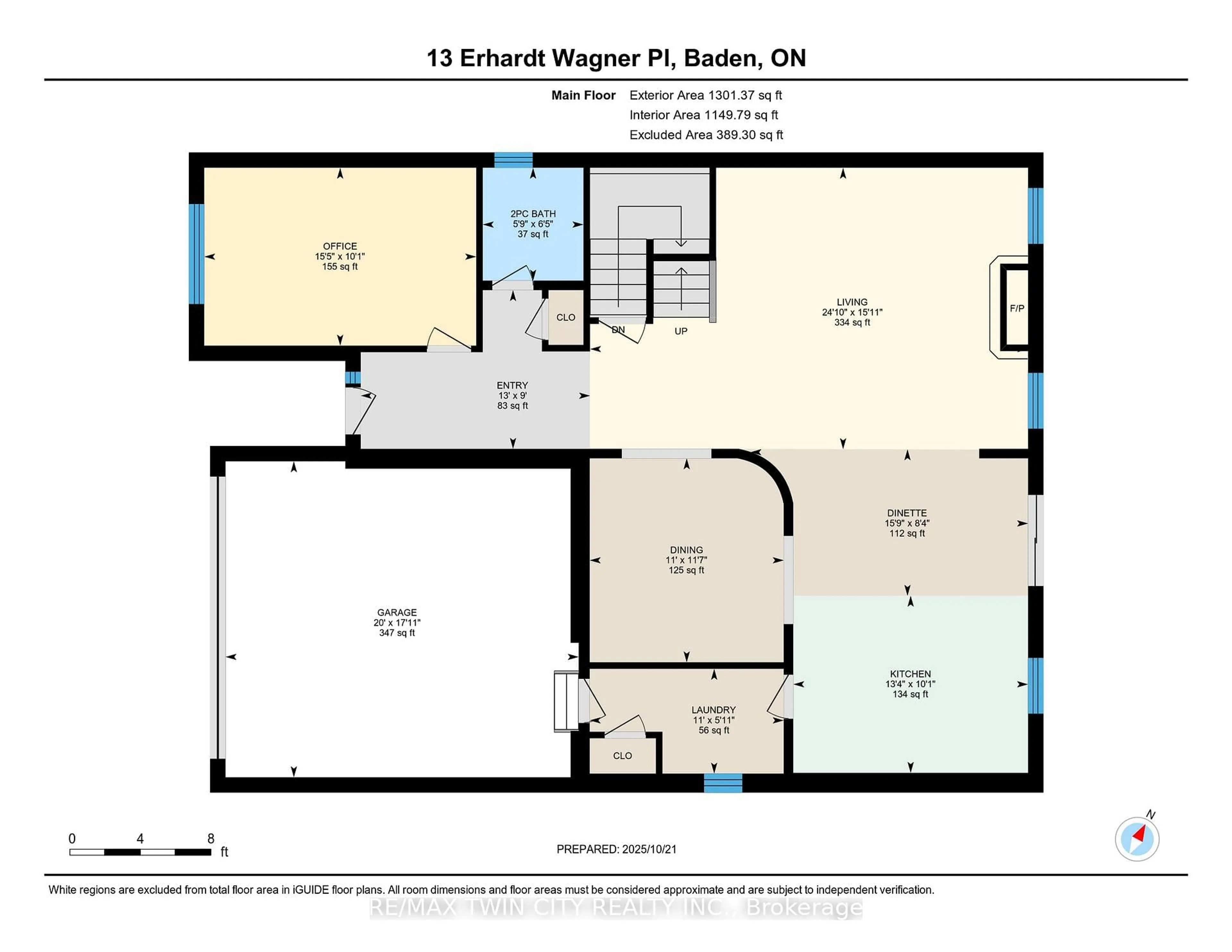 Floor plan for 13 Erhardt Wagner Pl, Wilmot Ontario N3A 4S2