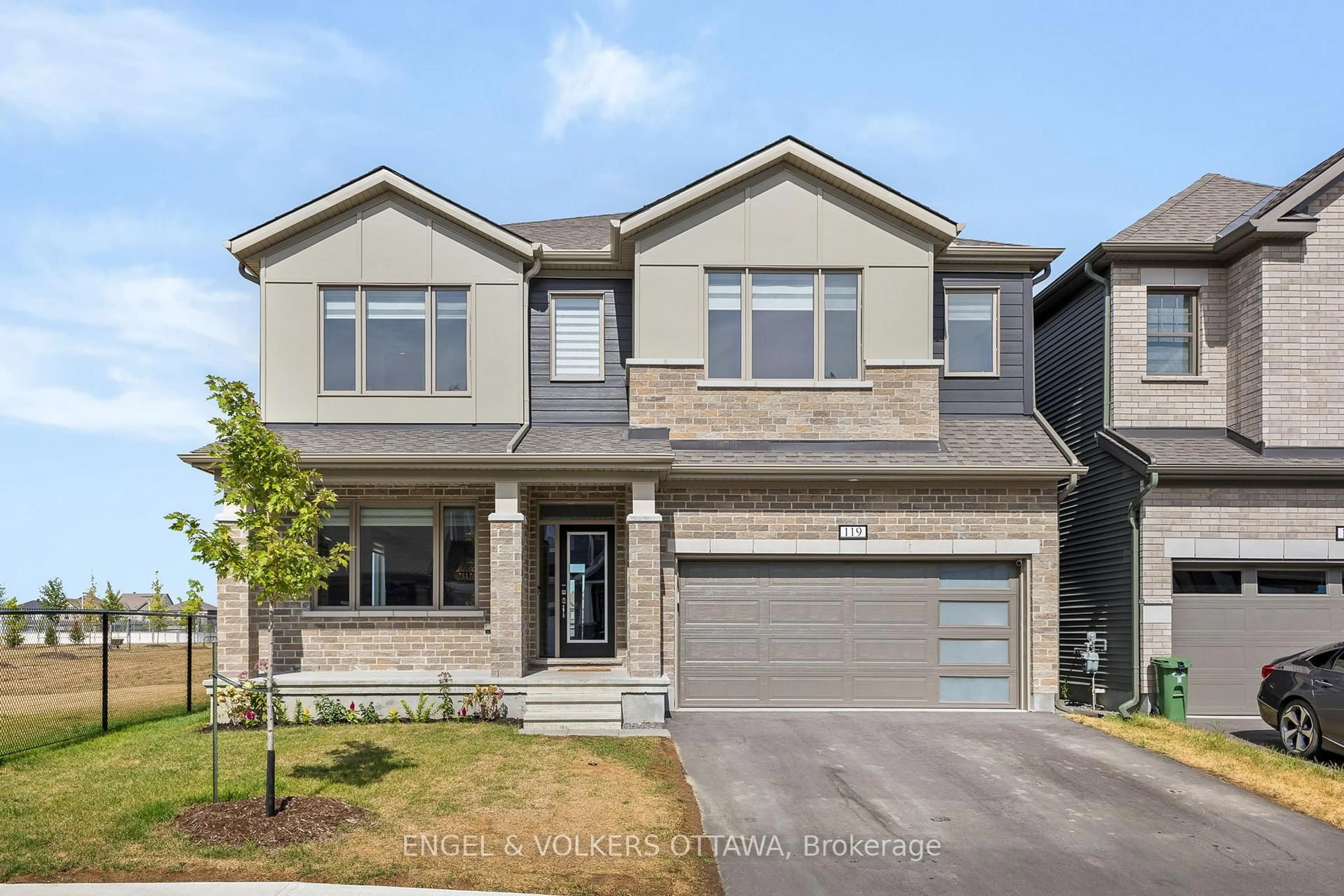 Home with brick exterior material, street for 119 Green Ash Ave, Richmond Ontario K0A 2Z0