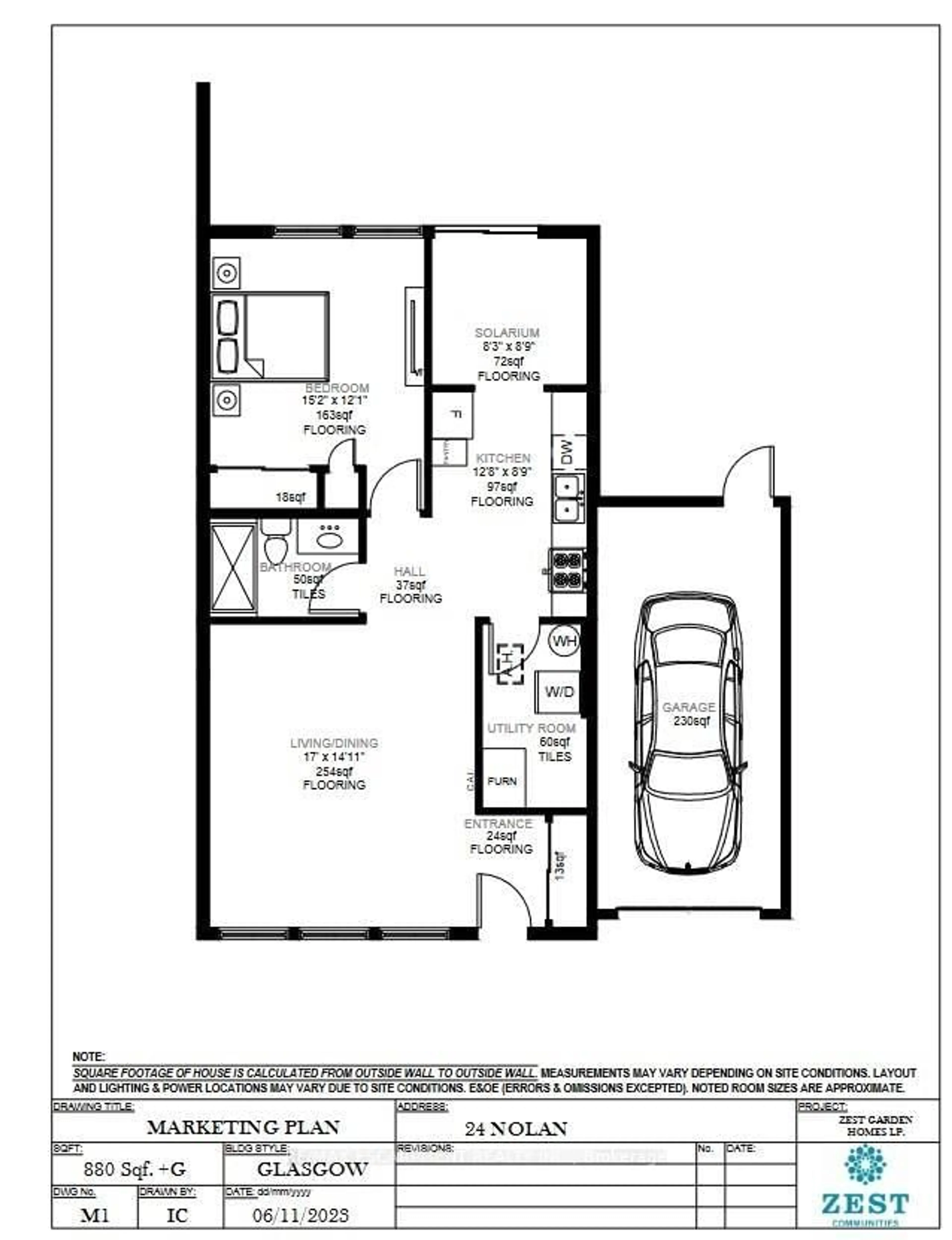 Floor plan for 24 Nolan Tr, Hamilton Ontario L9B 1T8