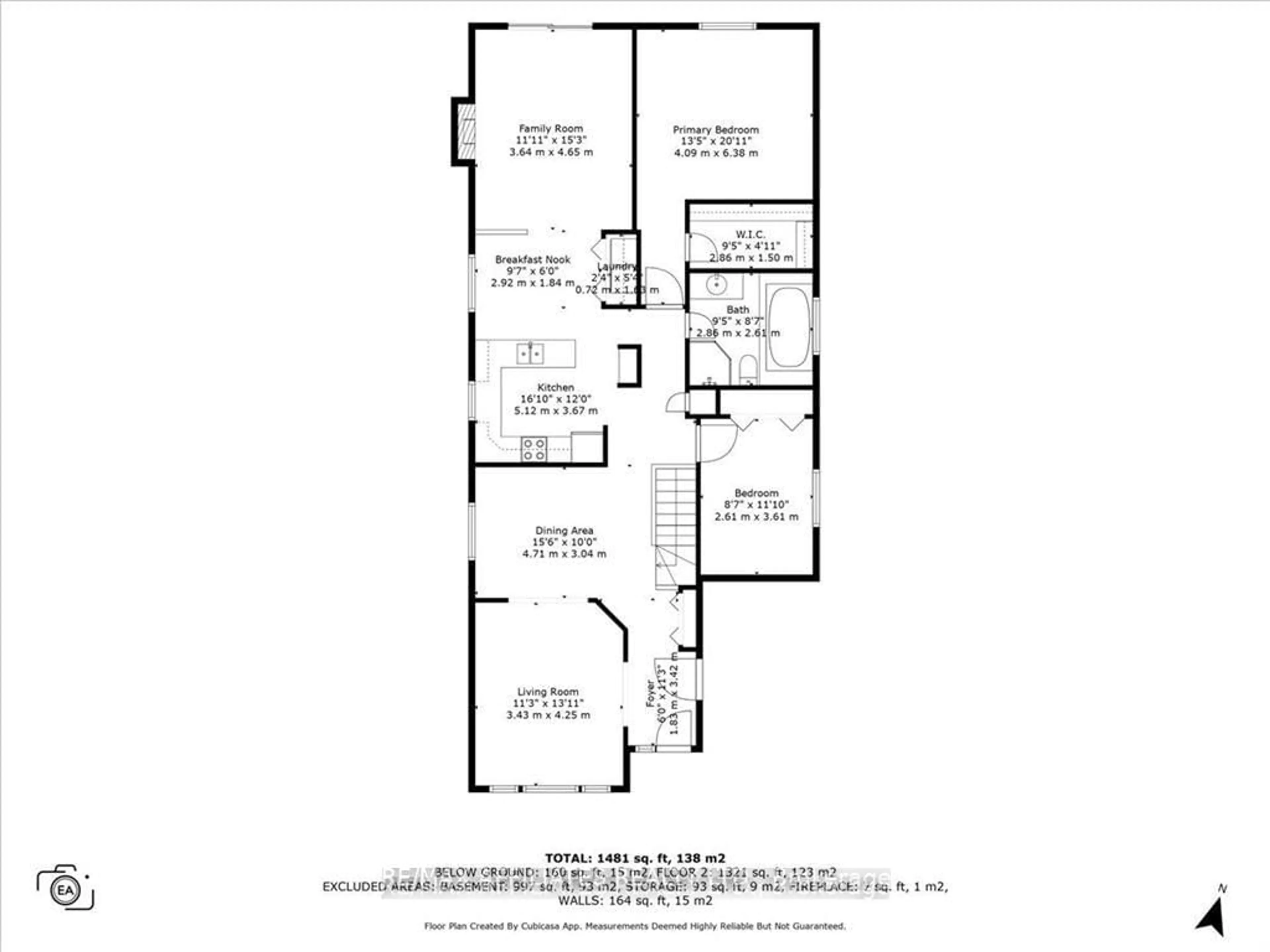 Floor plan for 1147 Mulder Ave, Ottawa Ontario K4A 4G8