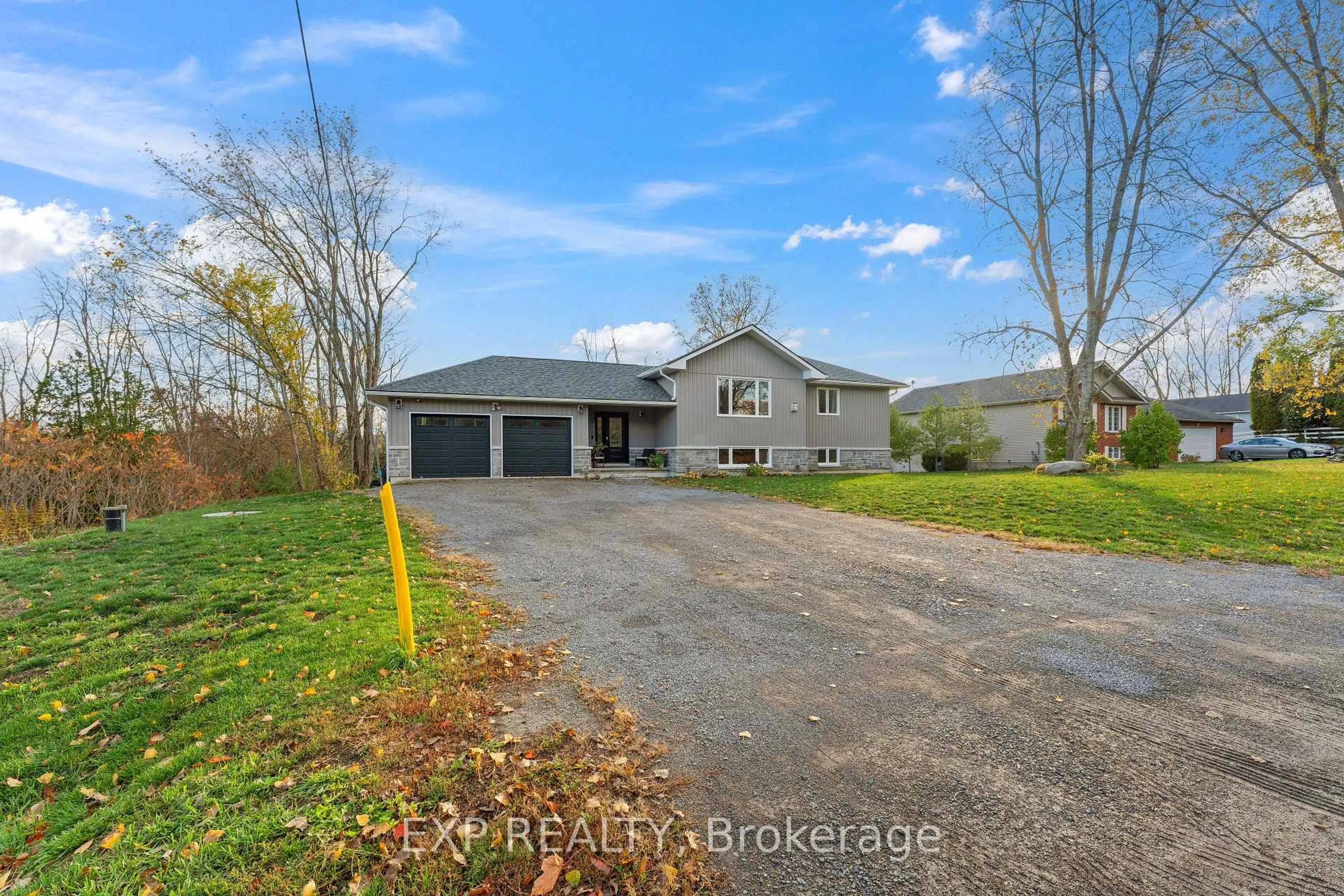 A pic from outside/outdoor area/front of a property/back of a property/a pic from drone, water/lake/river/ocean view for 167 Bernard Long Rd, Quinte West Ontario K8V 5P6