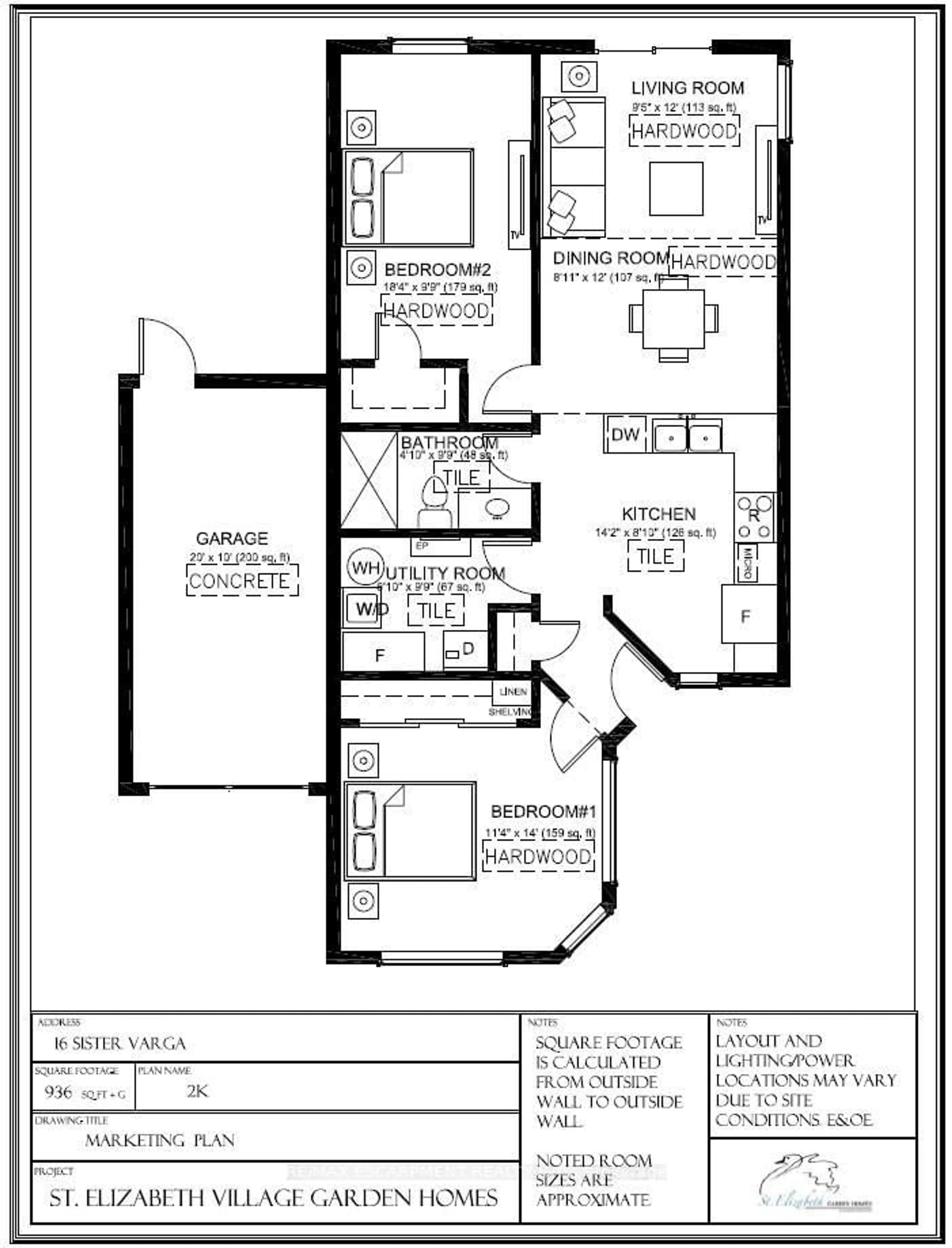 Floor plan for 16 Sister Varga Terr, Hamilton Ontario L9B 1T8