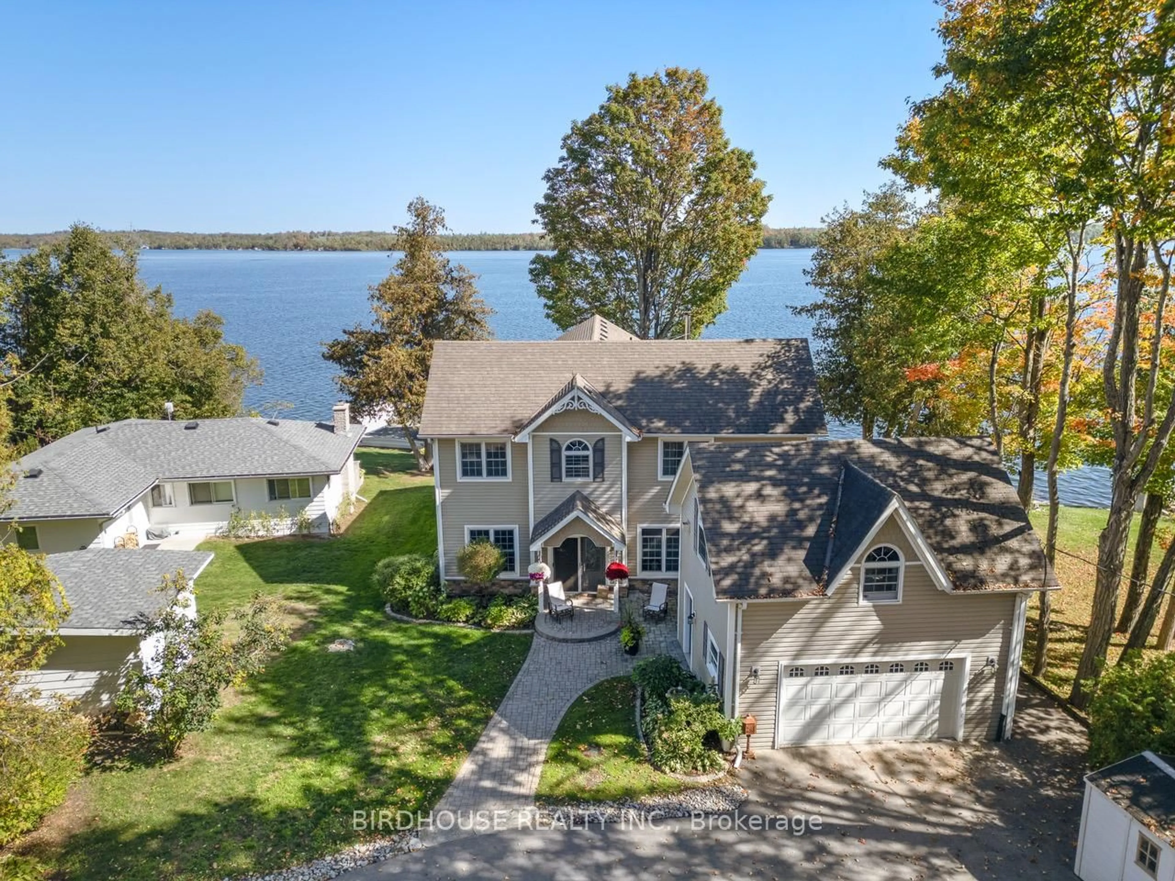 A pic from outside/outdoor area/front of a property/back of a property/a pic from drone, water/lake/river/ocean view for 12 Northview St, Kawartha Lakes Ontario K0M 1G0