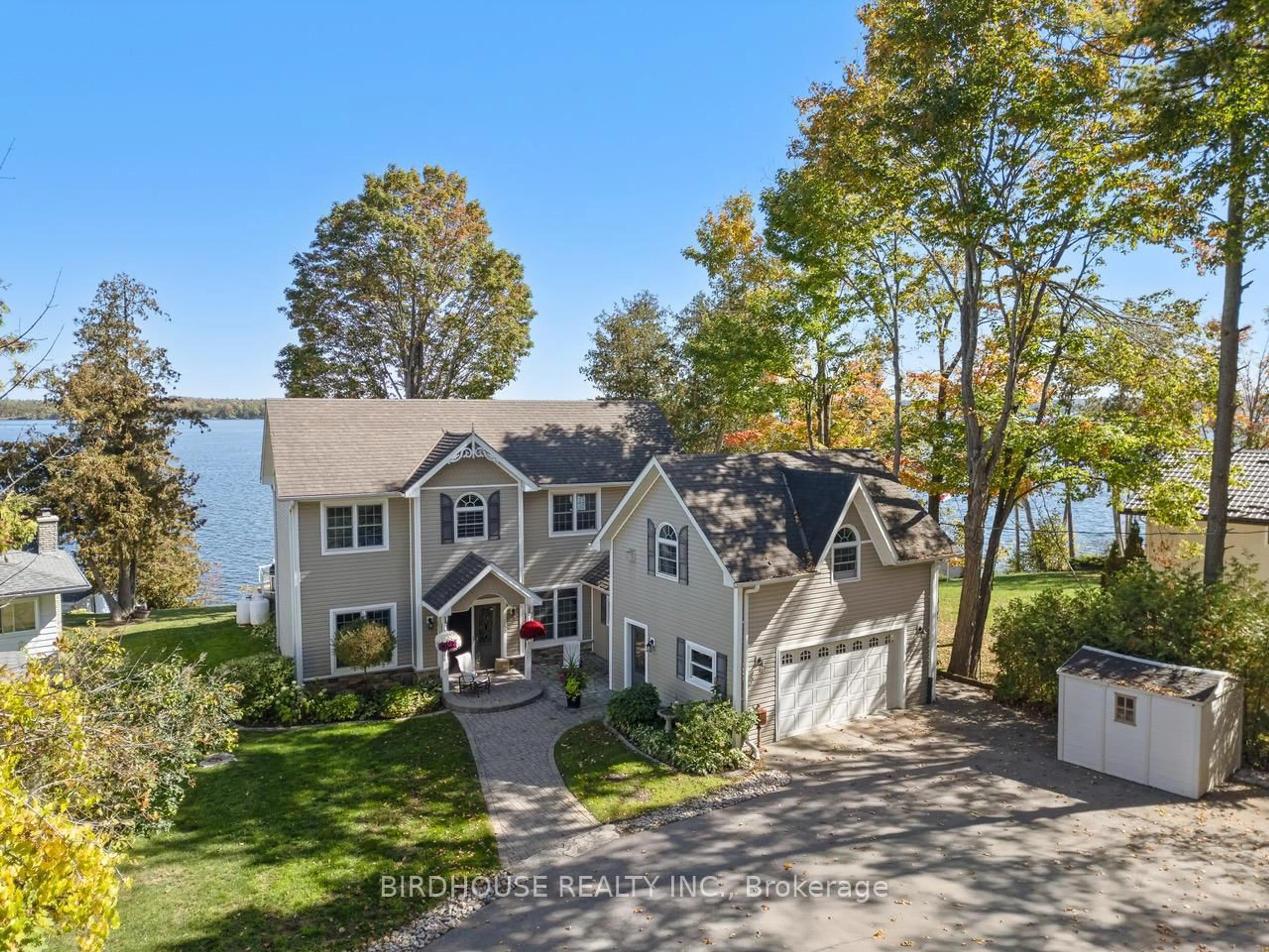 A pic from outside/outdoor area/front of a property/back of a property/a pic from drone, water/lake/river/ocean view for 12 Northview St, Kawartha Lakes Ontario K0M 1G0