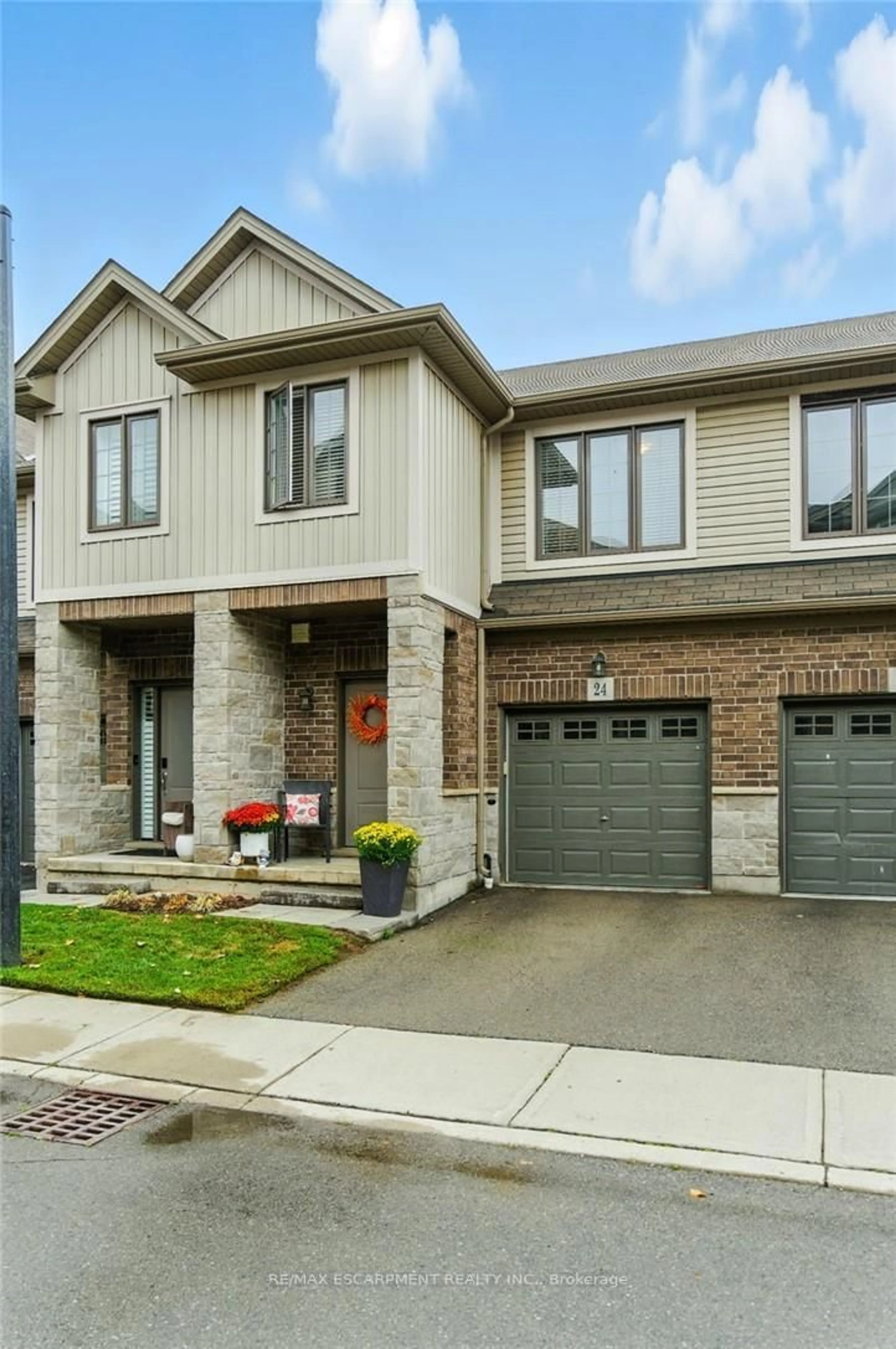 Home with brick exterior material, street for 377 Glancaster Rd #24, Hamilton Ontario L9G 0G4