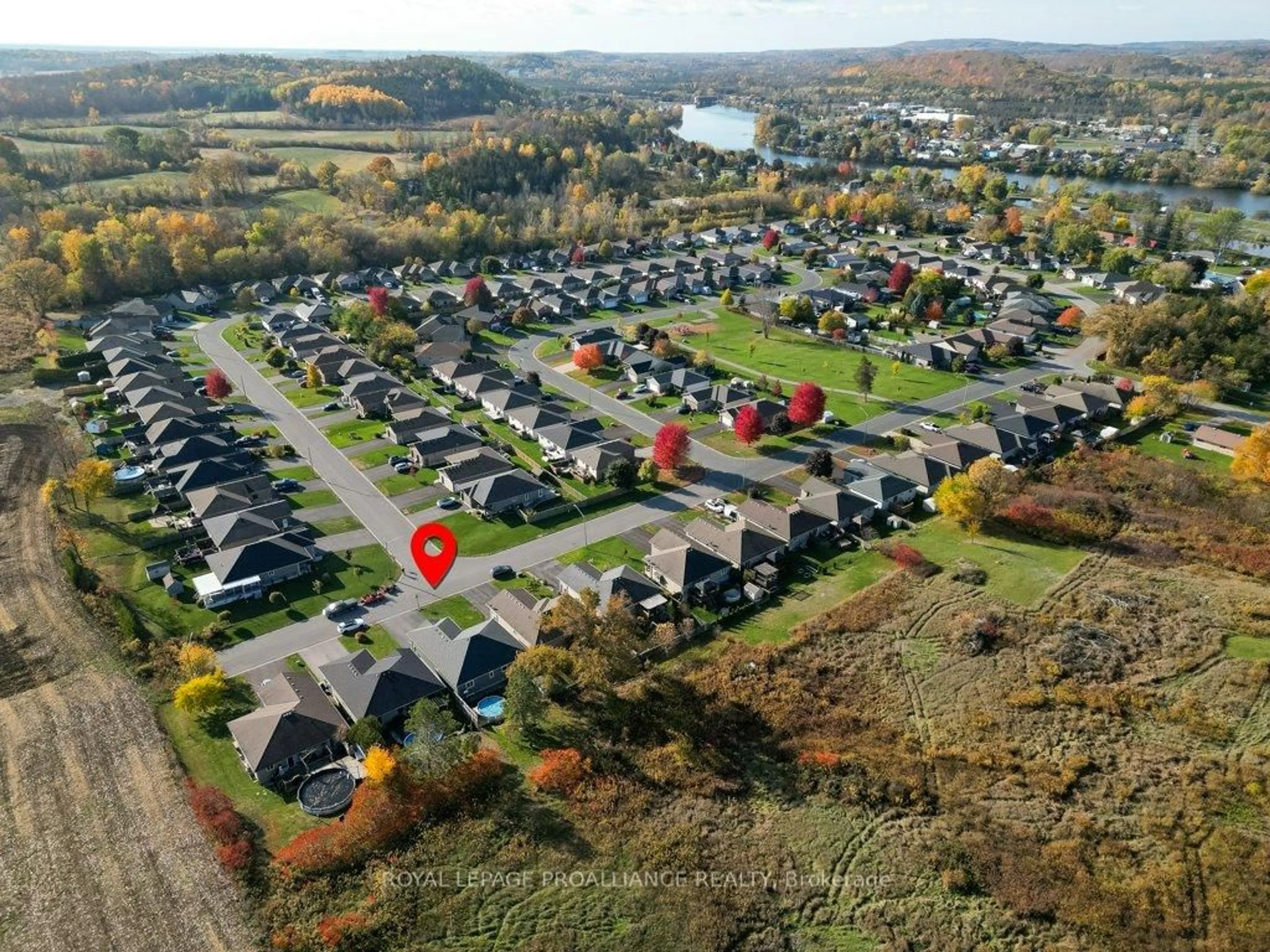 A pic from outside/outdoor area/front of a property/back of a property/a pic from drone, street for 50 Stonegate Cres, Hastings Ontario K0K 2C0