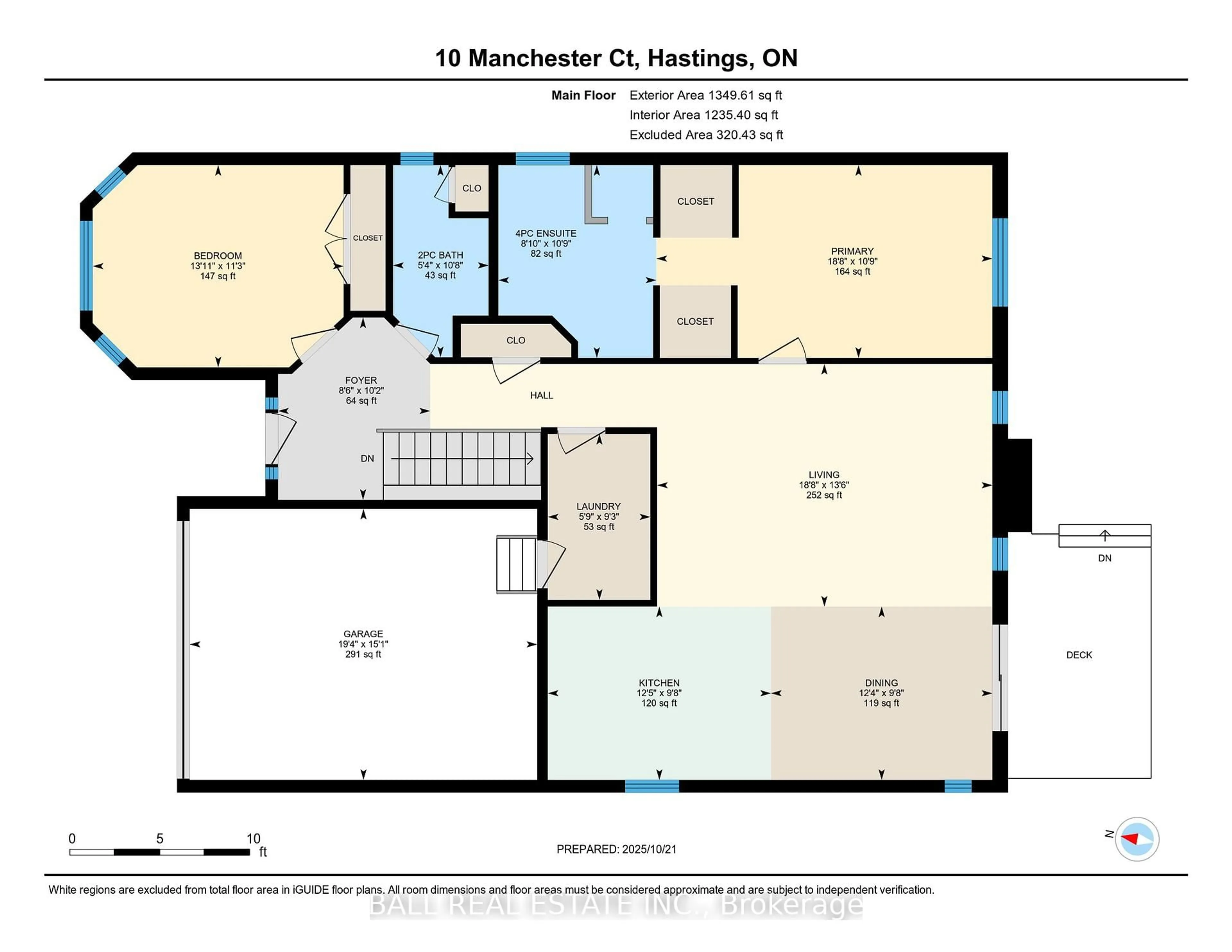 Floor plan for 10 Manchester Crt, Trent Hills Ontario K0L 1Y0