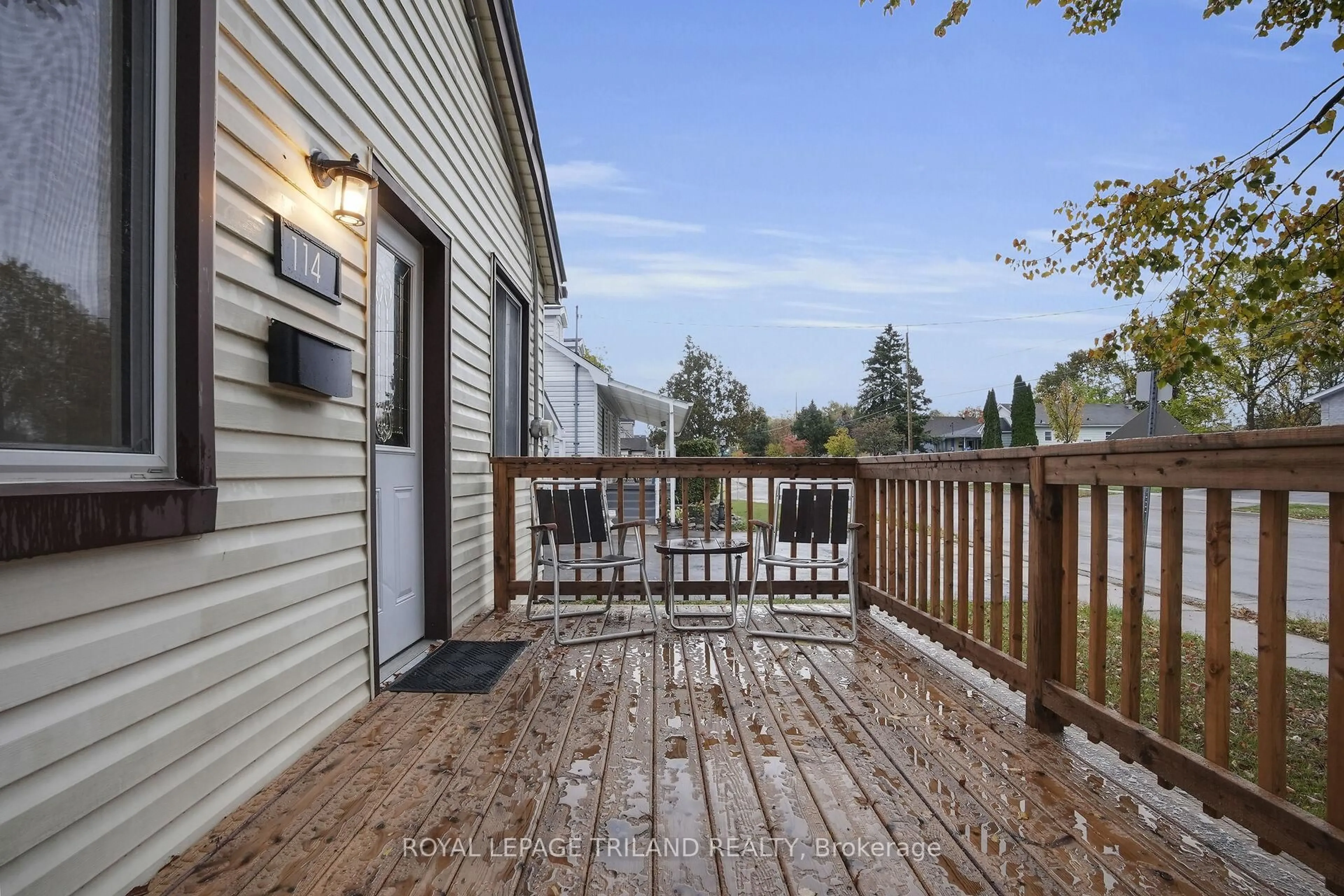 Patio, water/lake/river/ocean view for 114 Emery St, London South Ontario N6J 1S1
