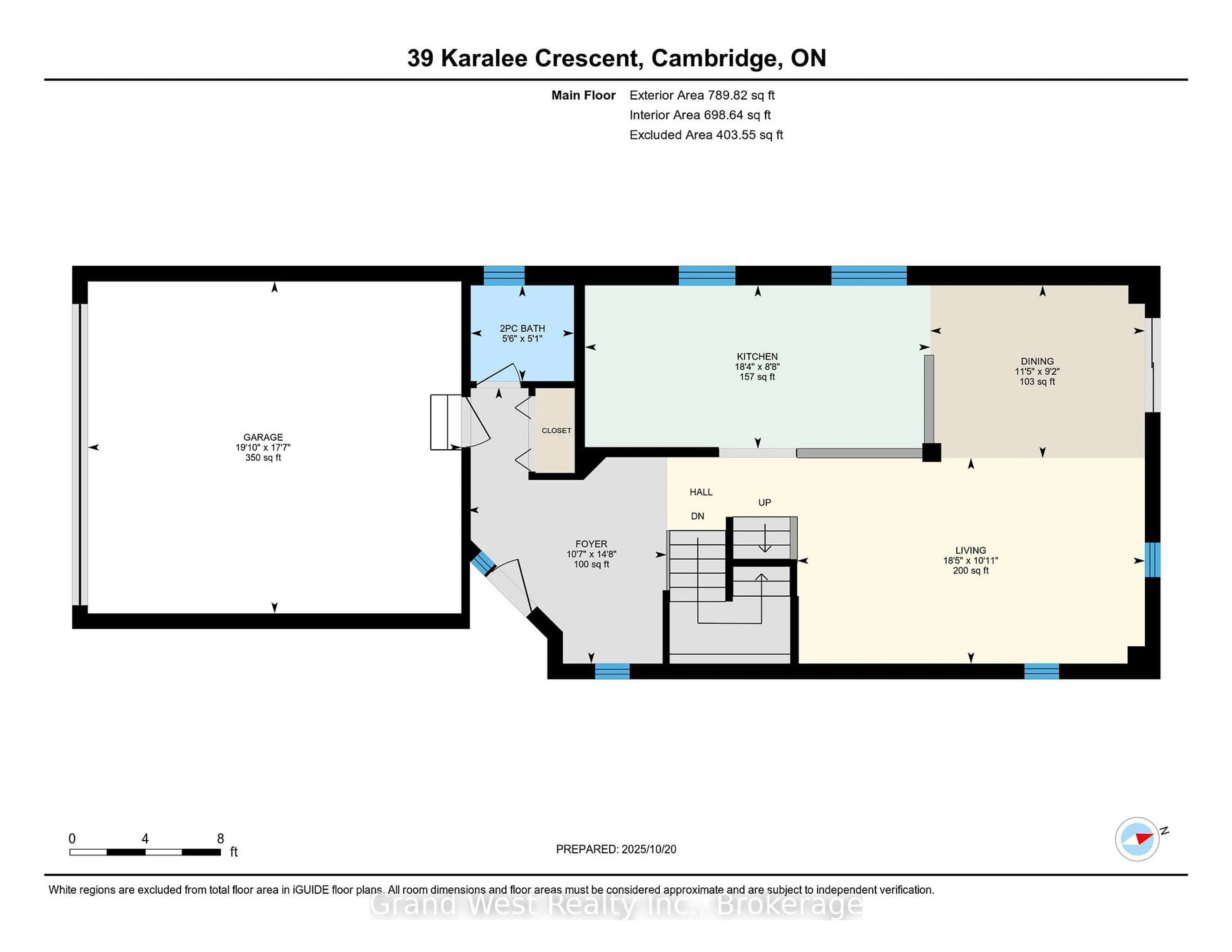 Floor plan for 39 KARALEE Cres, Cambridge Ontario N3C 4H3