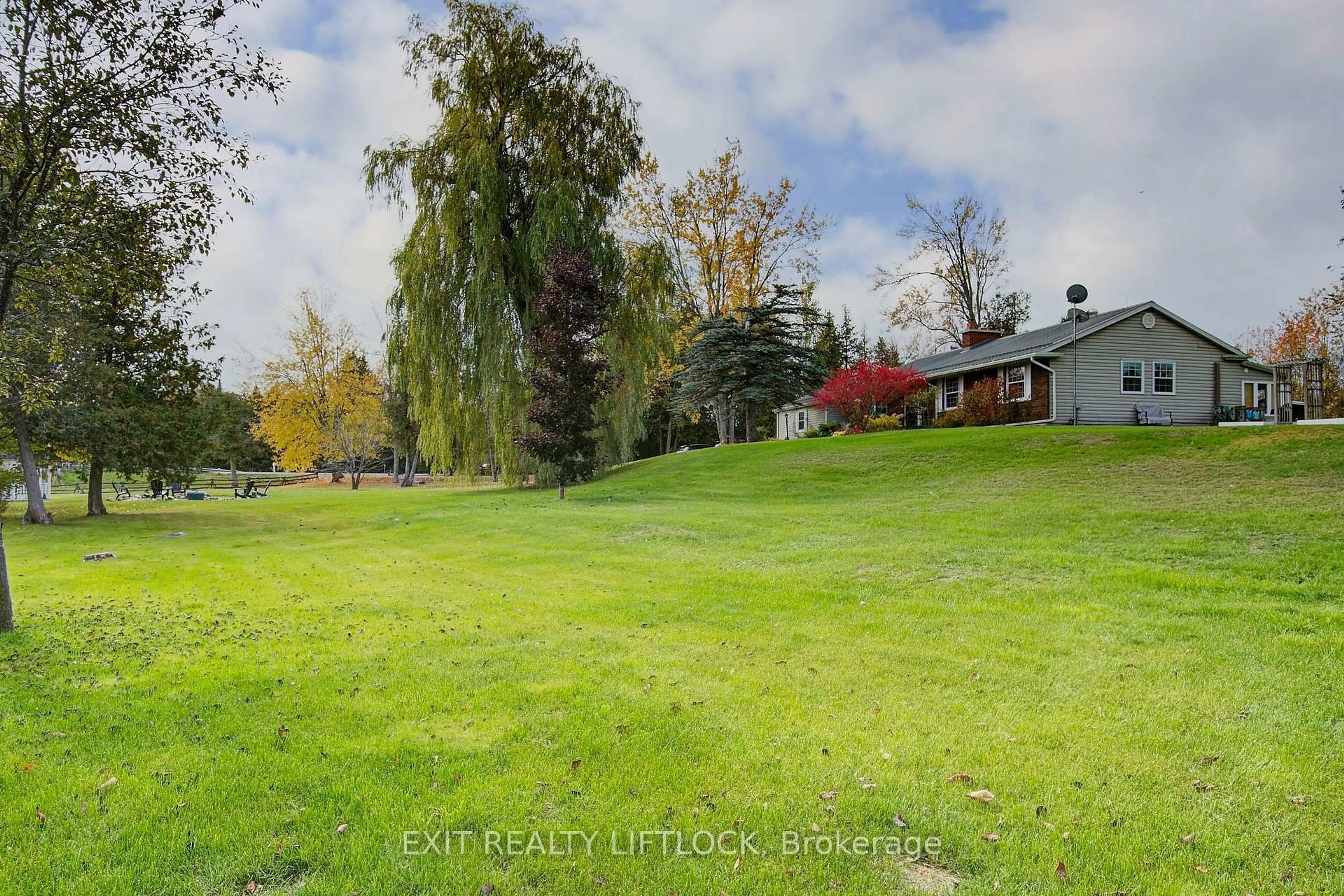 A pic from outside/outdoor area/front of a property/back of a property/a pic from drone, unknown for 544 County Road 8, Douro-Dummer Ontario K0L 2H0