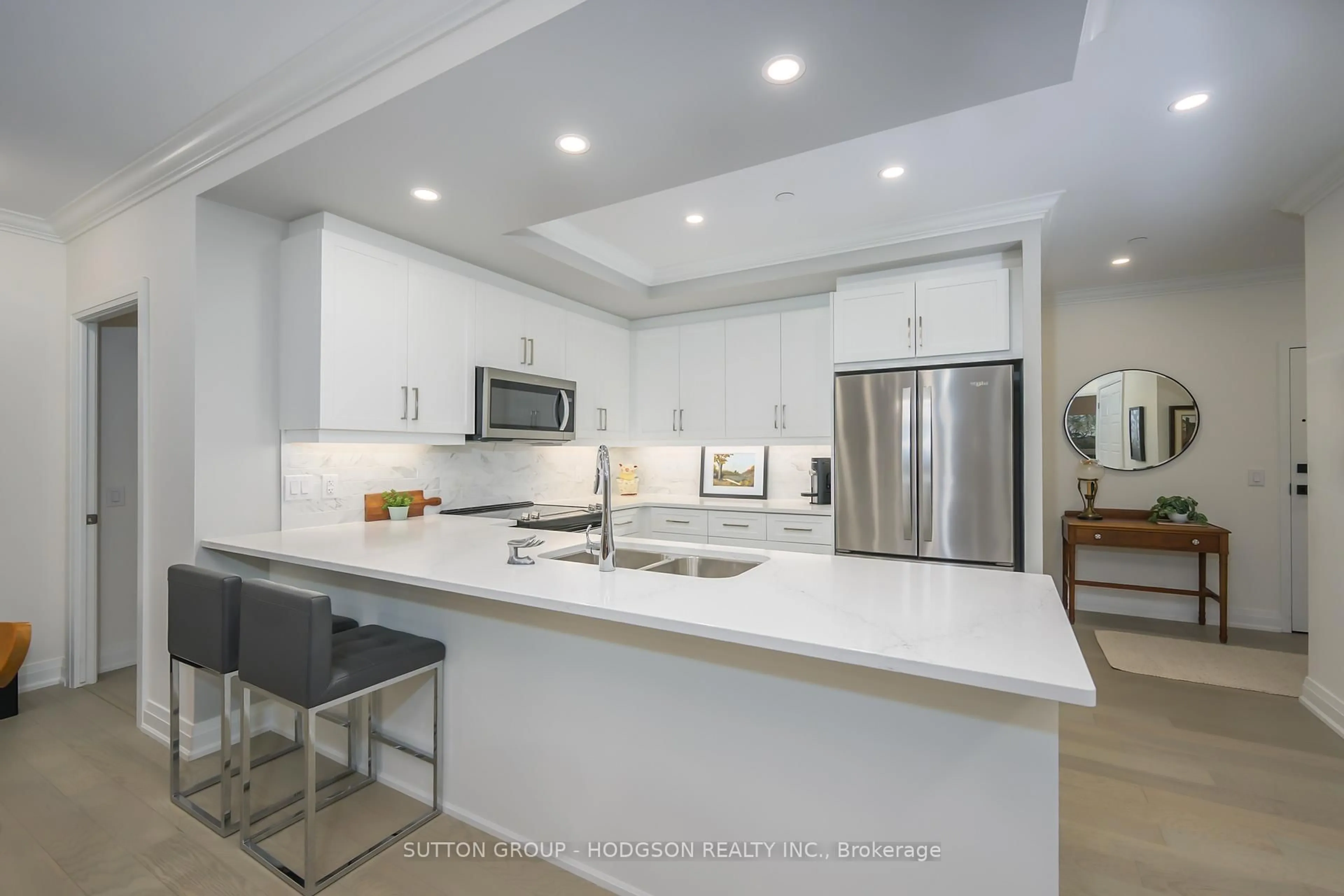 Open concept kitchen, ceramic/tile floor for 1975 Fountain Grass Dr #309, London South Ontario N6K 0M3
