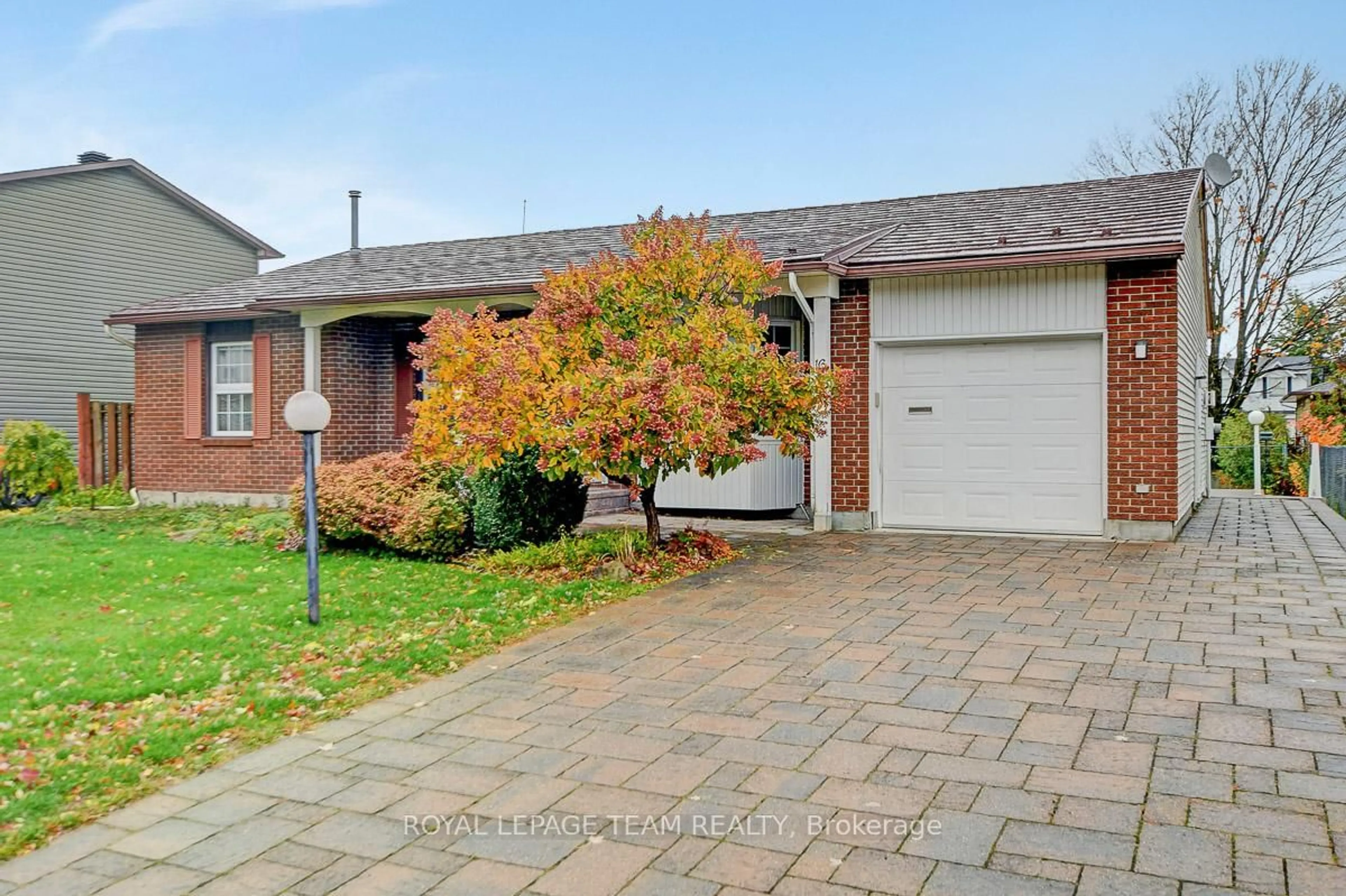 Home with brick exterior material, street for 16 Barnstable Dr, Barrhaven Ontario K2J 1Z6