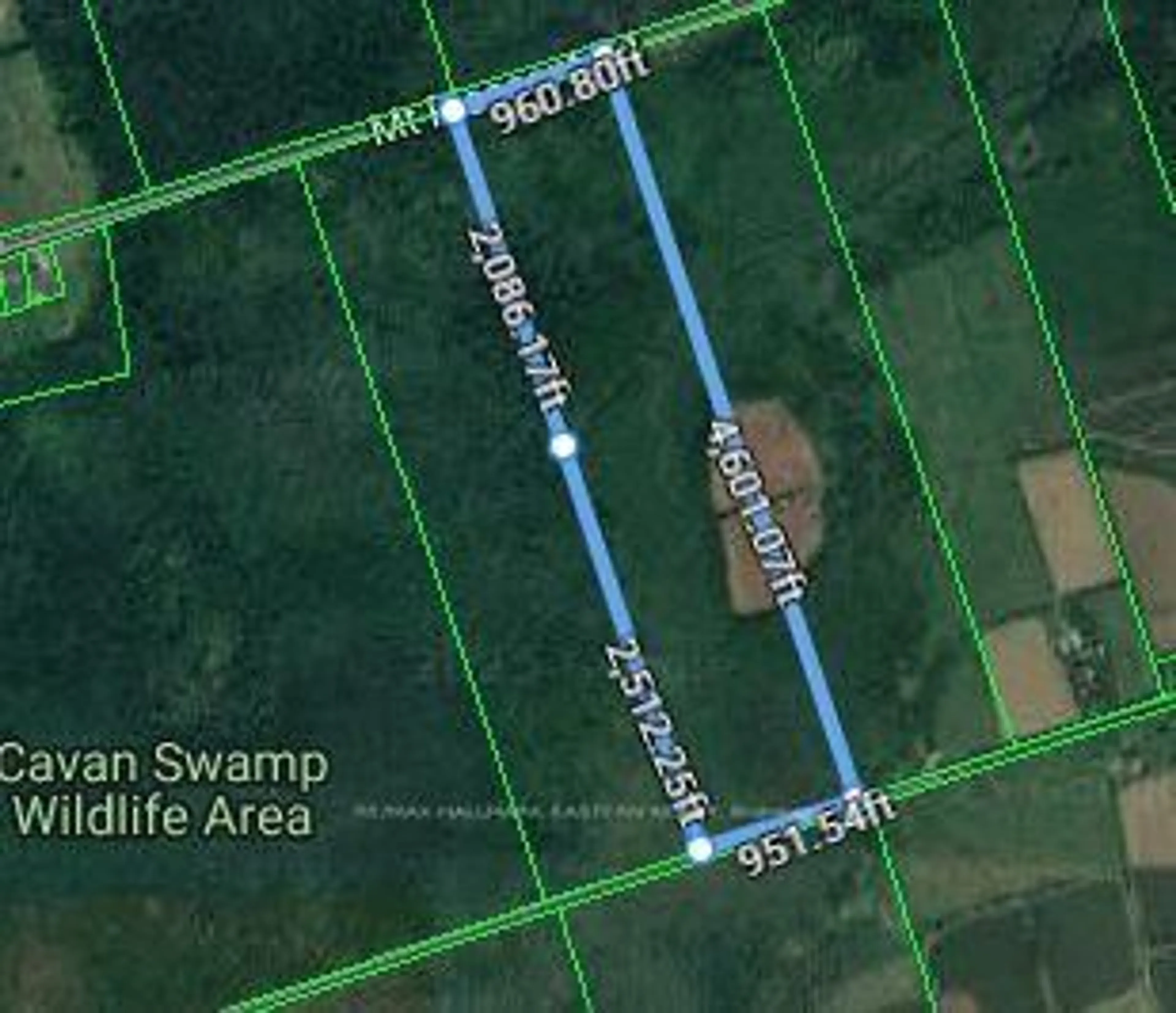 Picture of a map for 0 Mount Pleasant Rd, Cavan Monaghan Ontario L0A 1C0