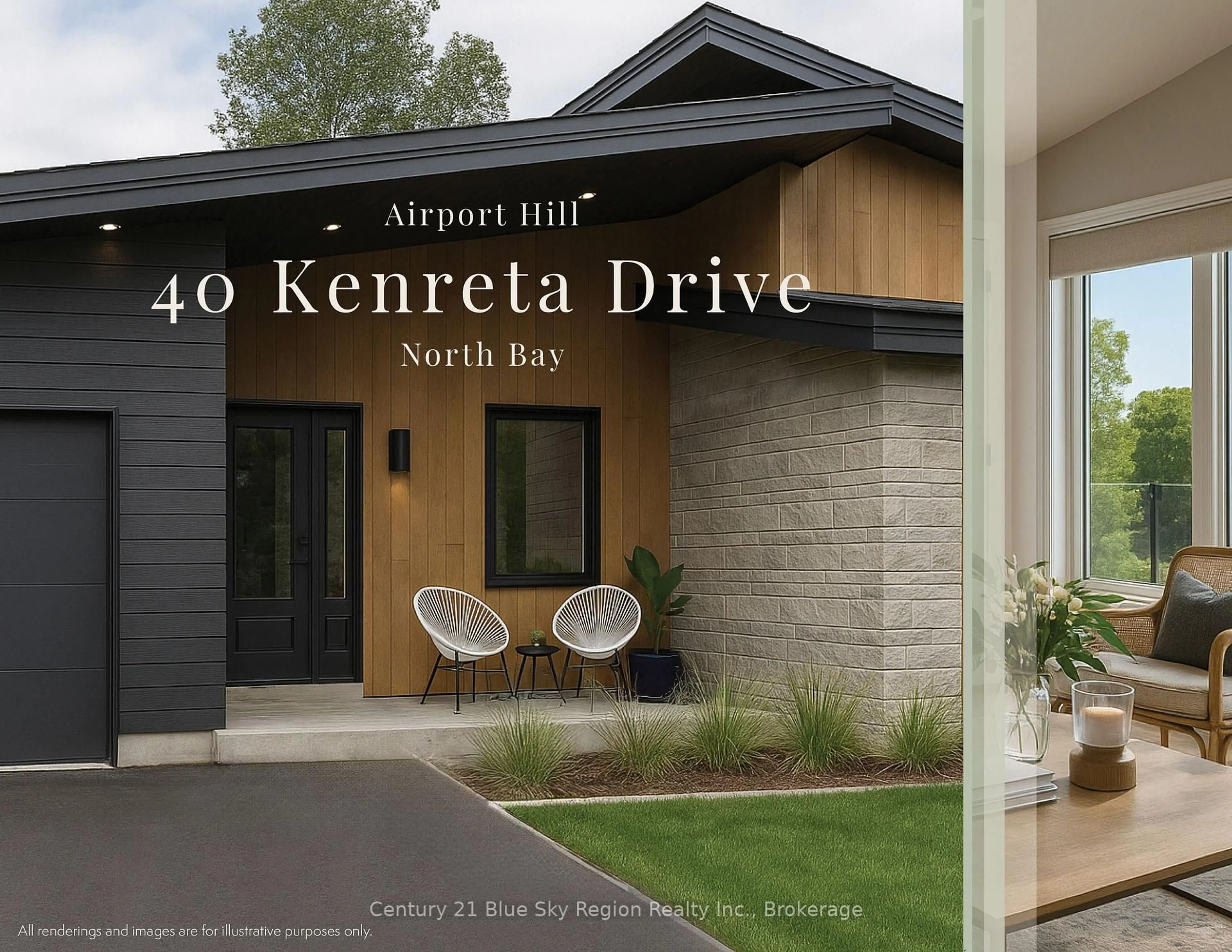 Home with brick exterior material, street for 40 KENRETA Dr, North Bay Ontario P1C 0A5