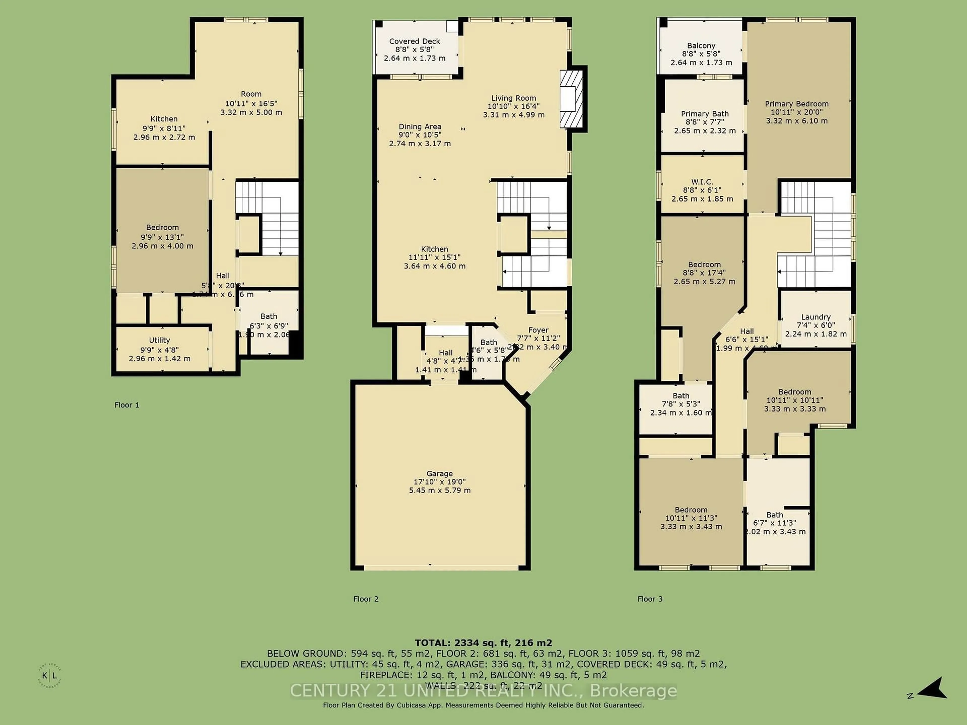 Floor plan for 305 Mullighan Gdns, Peterborough Ontario K9K 0G3