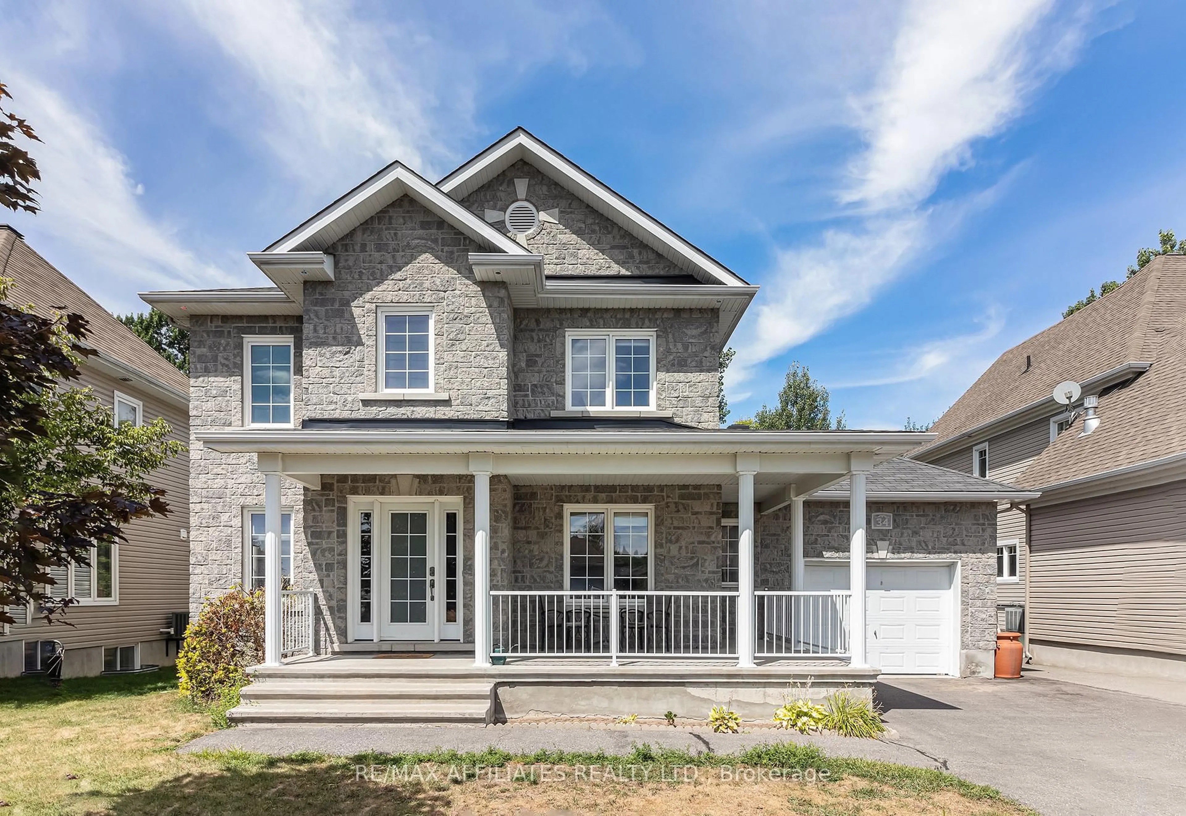 Home with brick exterior material, street for 34 Oasis St, The Nation Ontario K0A 2M0