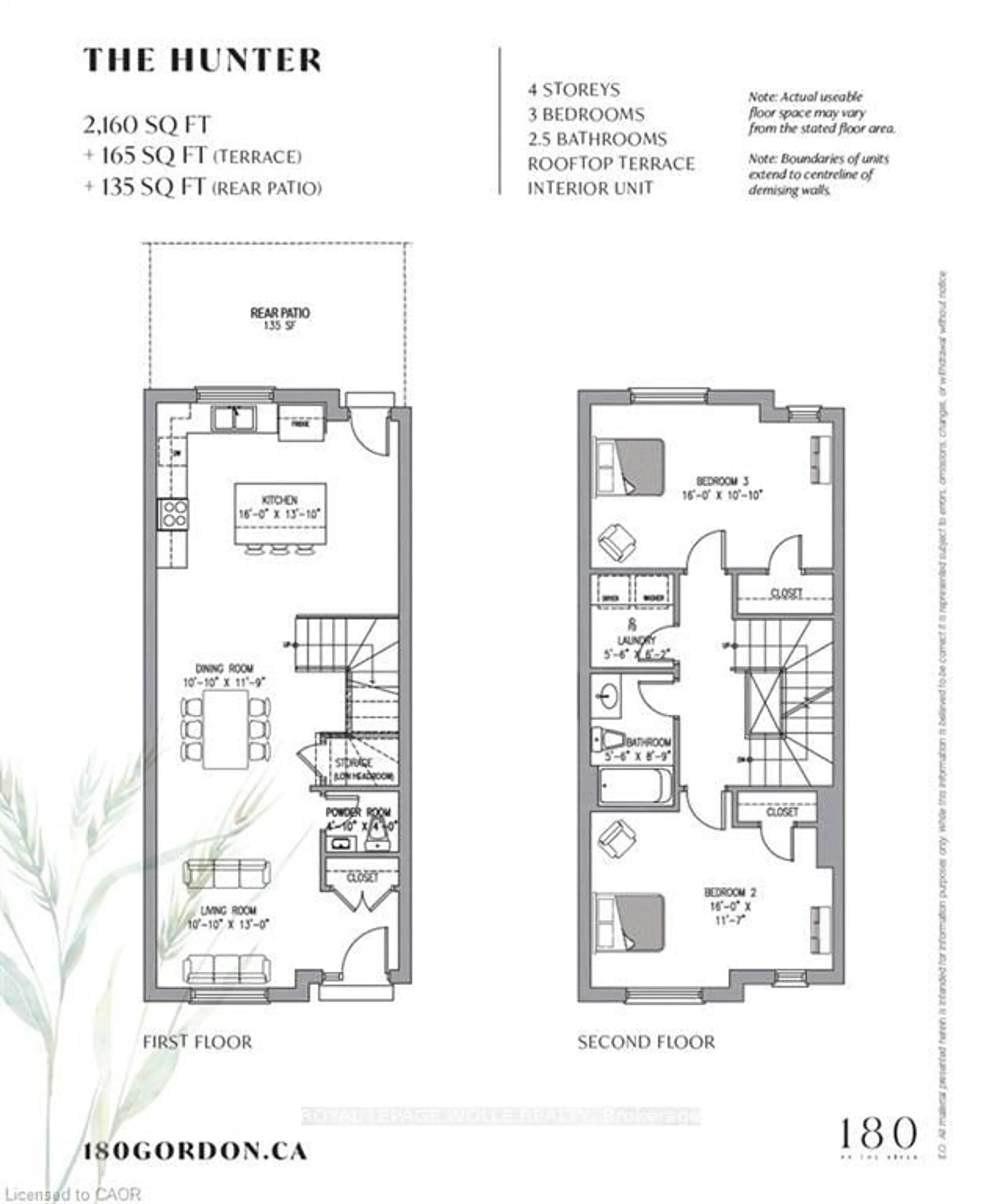 Floor plan for 180 Gordon St #4, Guelph Ontario N1G 1X1
