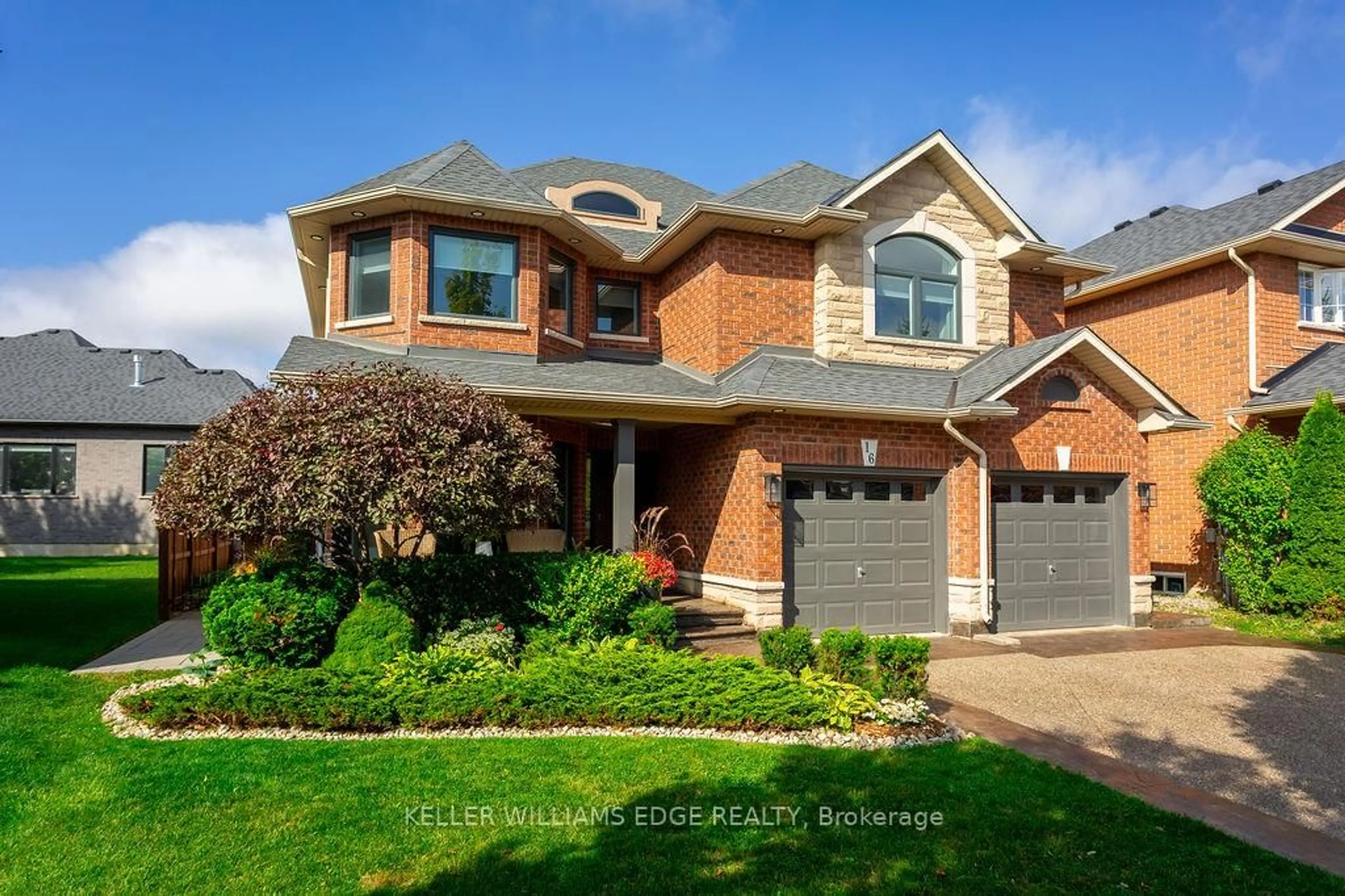 Home with brick exterior material, street for 16 Edgecroft Cres, Hamilton Ontario L8J 3Y6