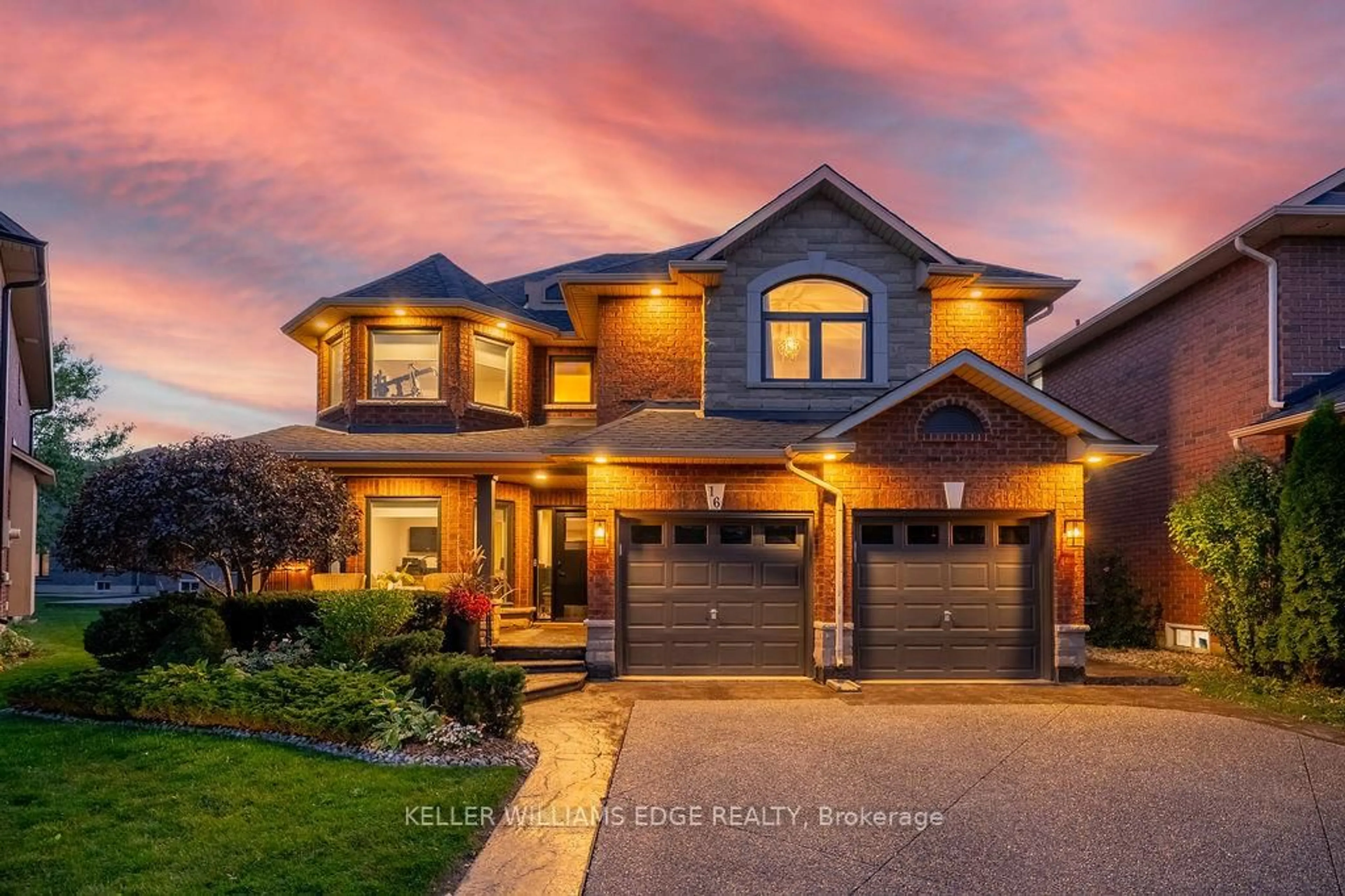 Home with brick exterior material, street for 16 Edgecroft Cres, Hamilton Ontario L8J 3Y6