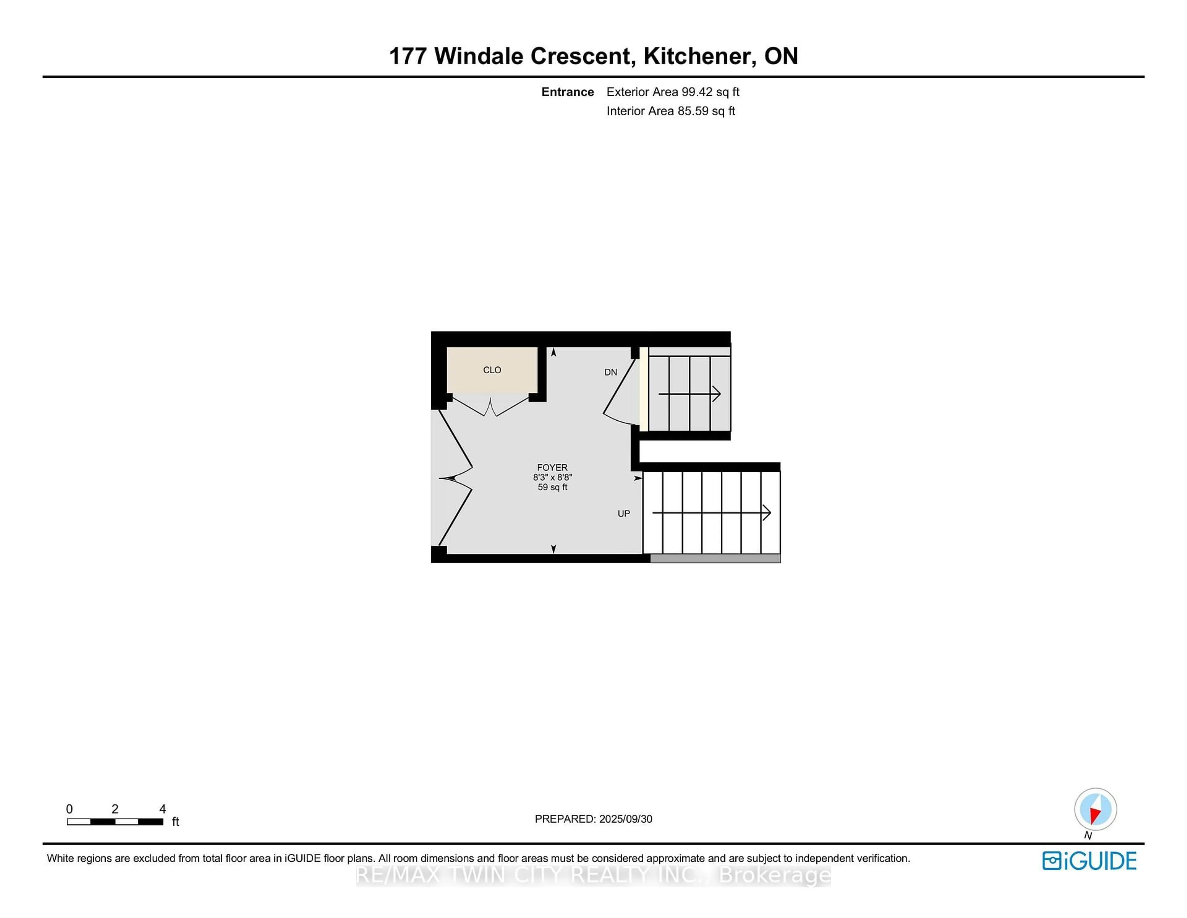 Floor plan for 177 Windale Cres, Kitchener Ontario N2E 0A4