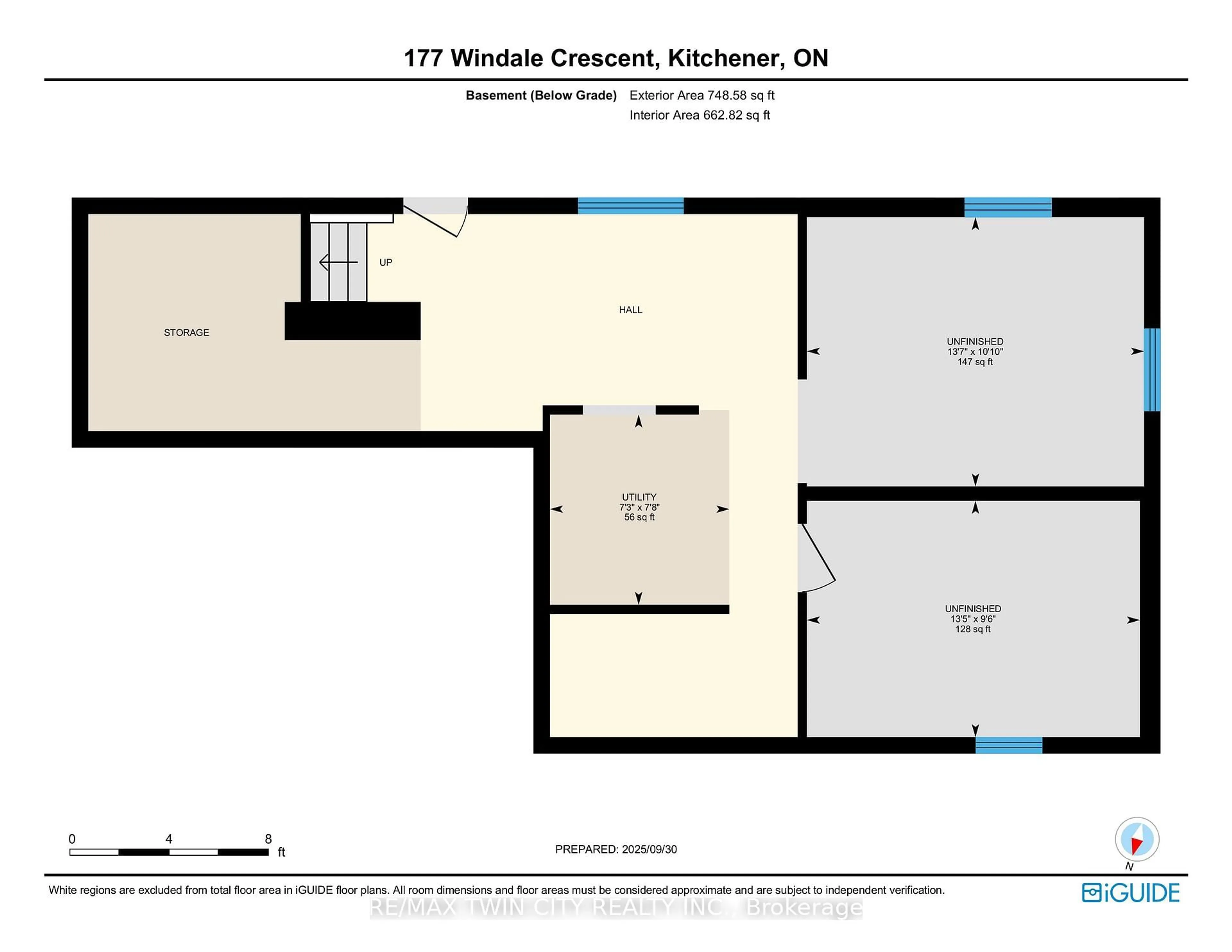 Floor plan for 177 Windale Cres, Kitchener Ontario N2E 0A4