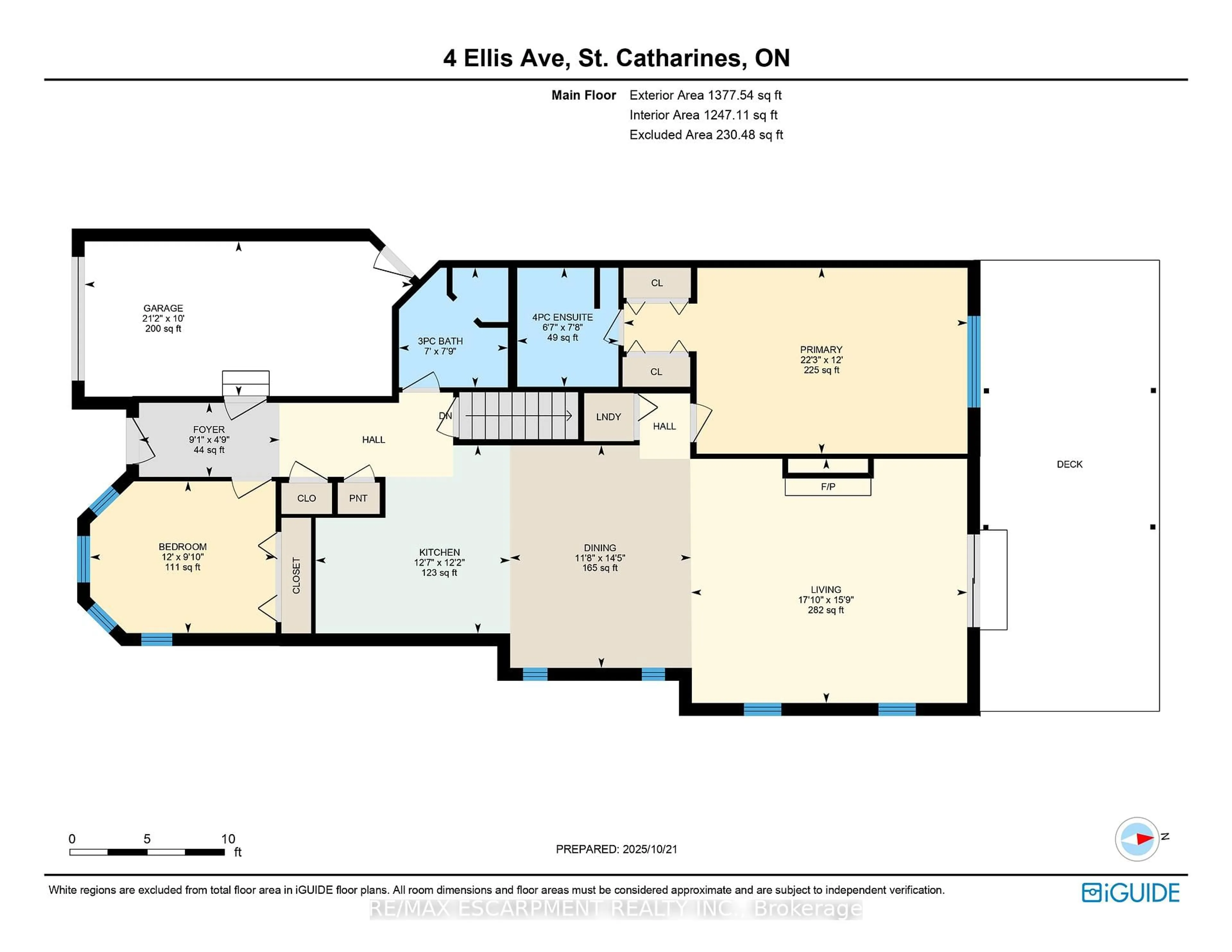 Floor plan for 4 ELLIS Ave, St. Catharines Ontario L2P 0E6