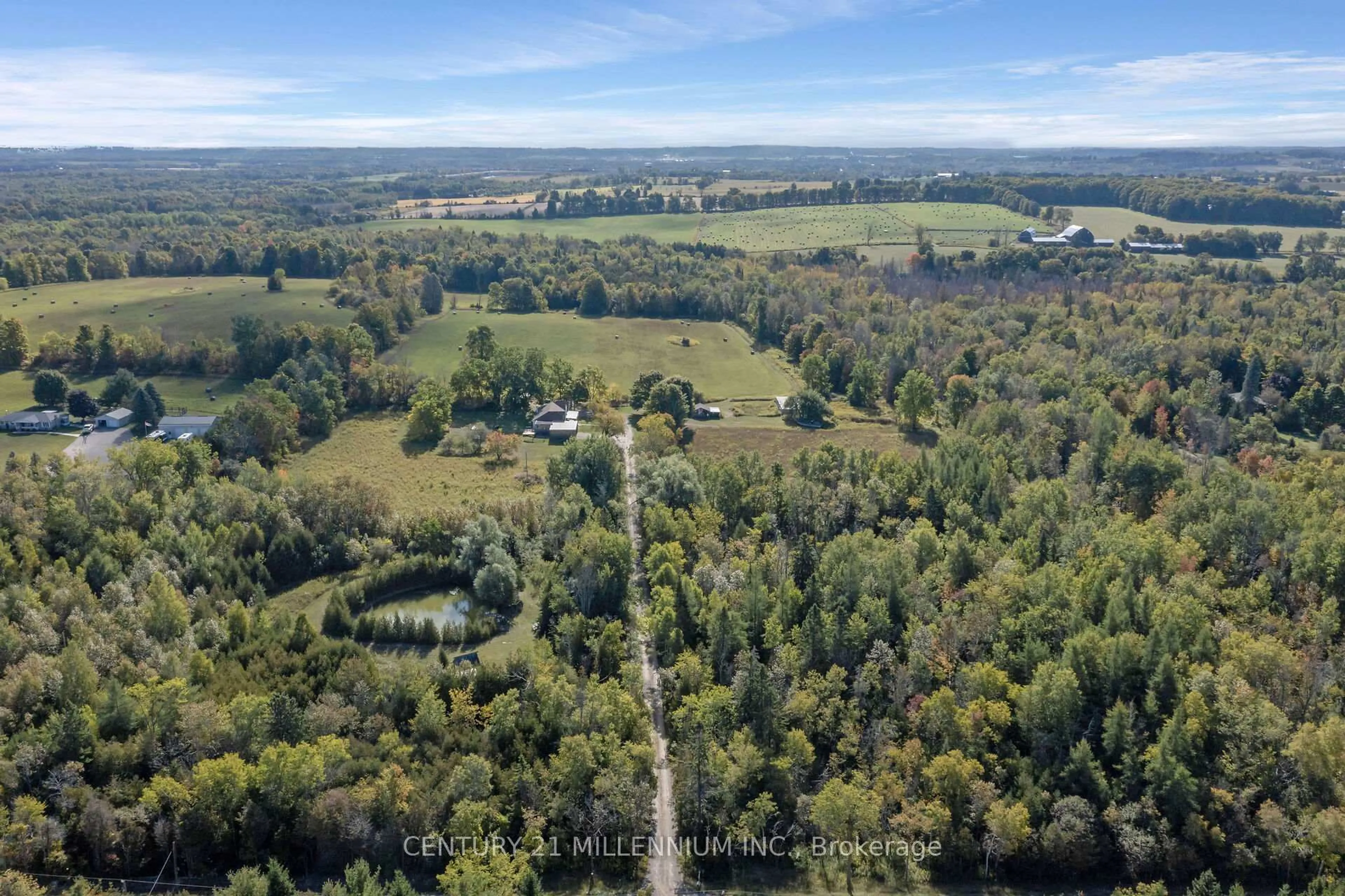 A pic from outside/outdoor area/front of a property/back of a property/a pic from drone, water/lake/river/ocean view for 9639 Wellington Rd 22 Rd, Erin Ontario N0B 1T0