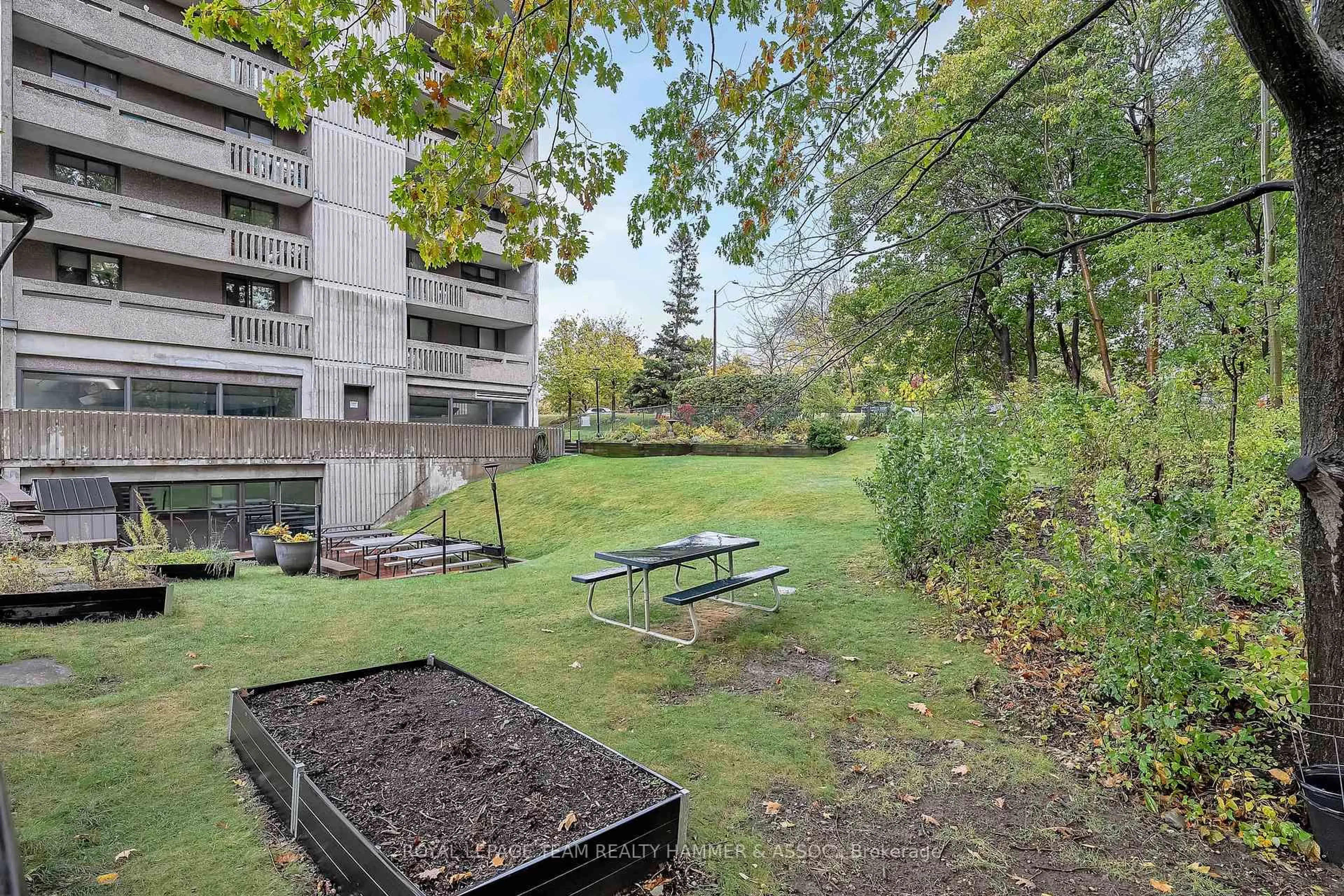 Patio, forest/trees view for 415 Greenview Ave #106, Ottawa Ontario K2B 8G5