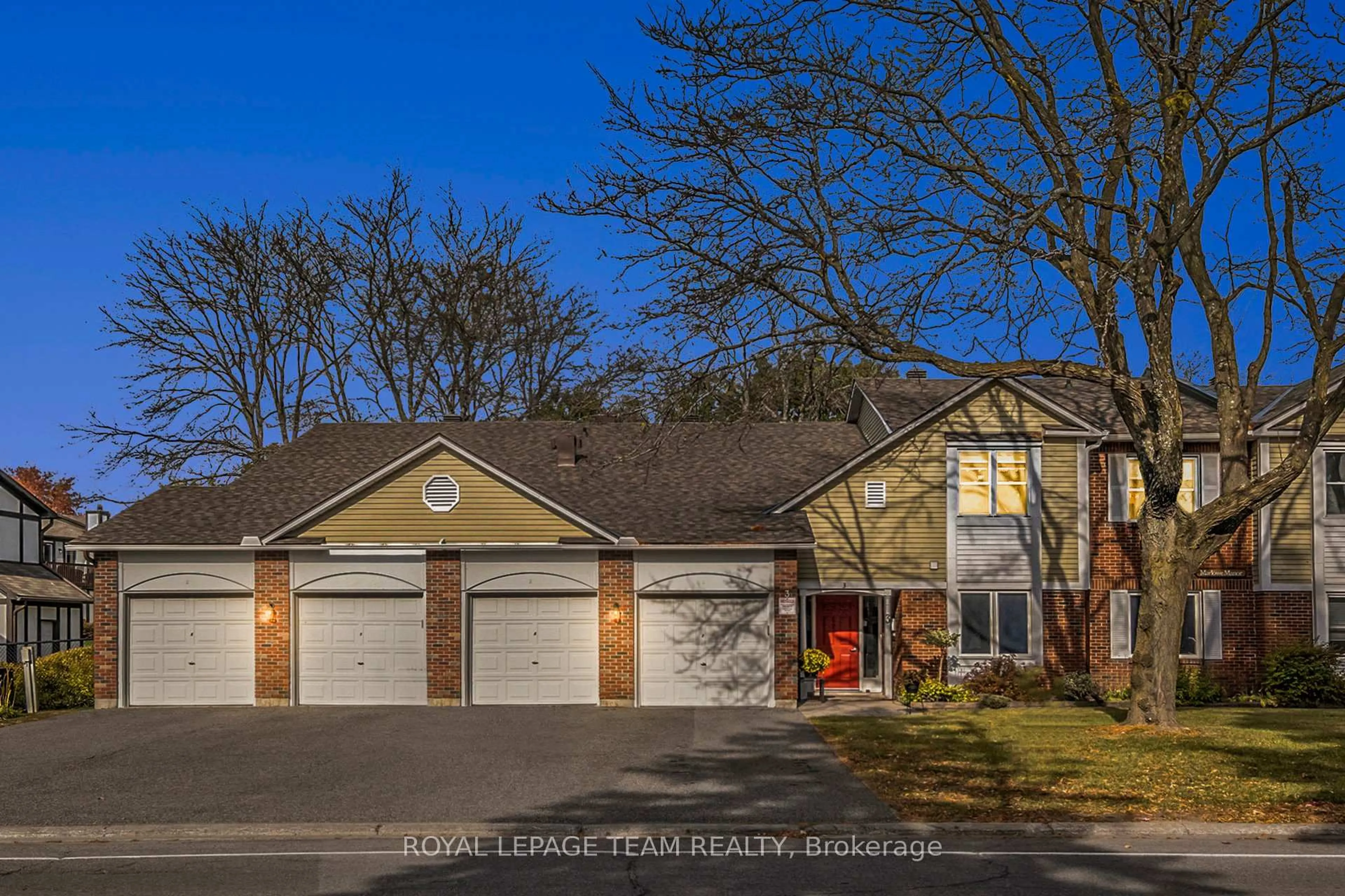 Home with brick exterior material, street for 3D Harness Lane, Ottawa Ontario K2M 1E1