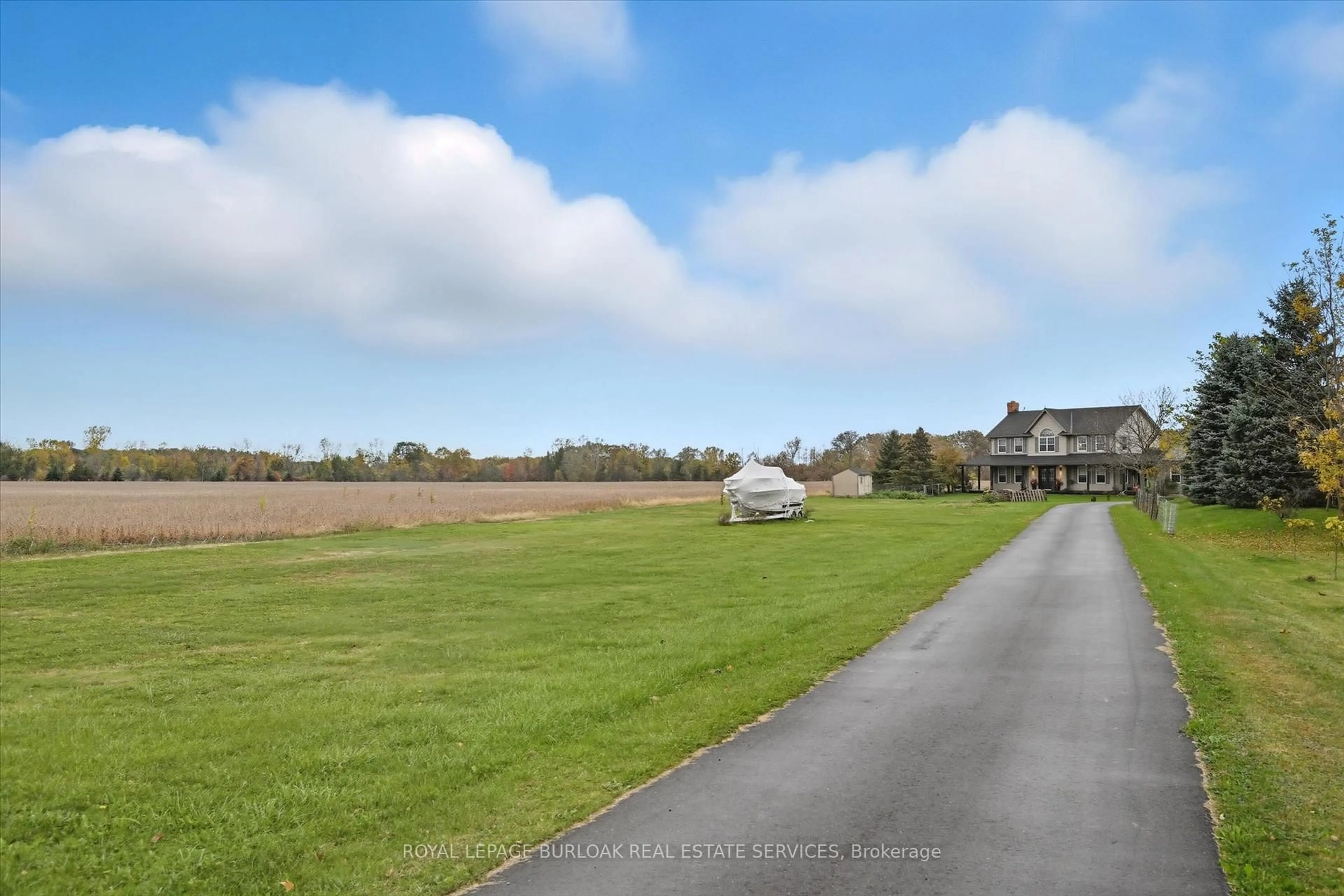 A pic from outside/outdoor area/front of a property/back of a property/a pic from drone, unknown for 41558 Forks Rd, Wainfleet Ontario L0S 1V0