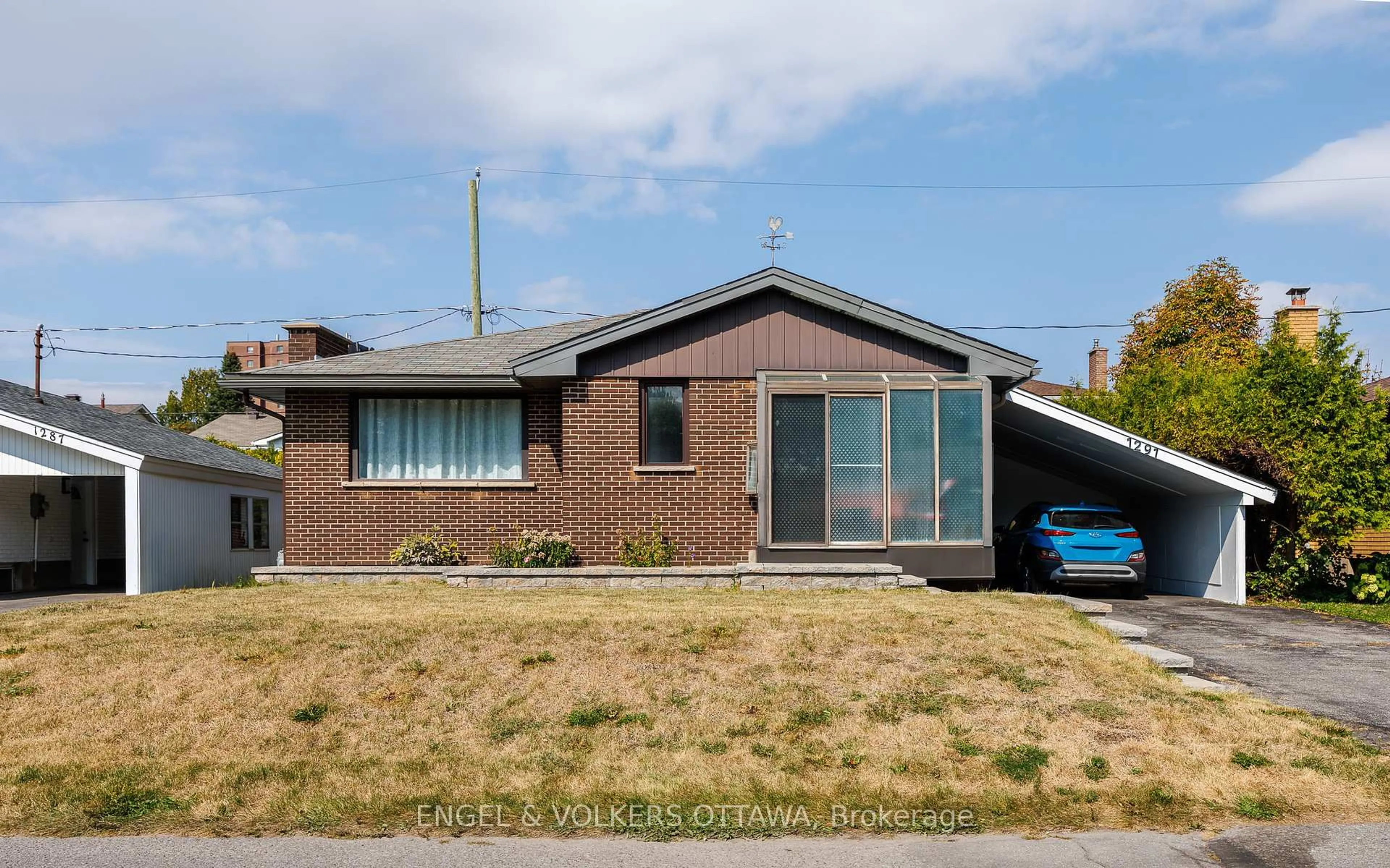 Home with brick exterior material, street for 1291 Notting Hill Ave, Ottawa Ontario K1V 6T5