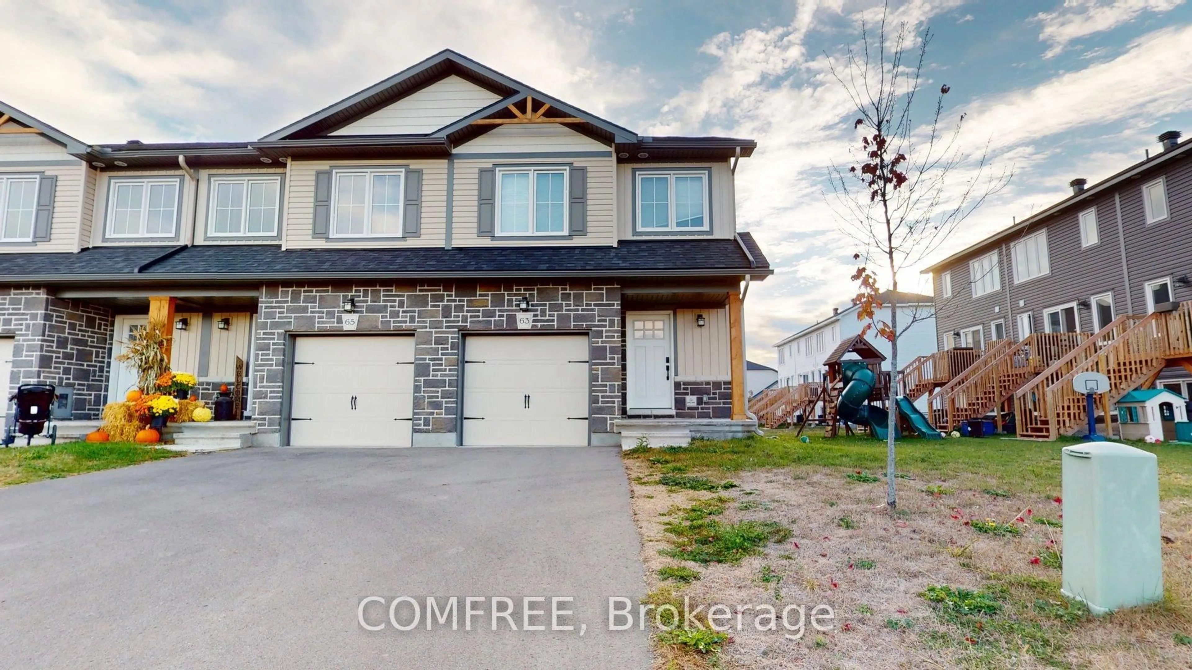 Home with brick exterior material, street for 63 Whitcomb Cres, Smiths Falls Ontario K7A 0C1