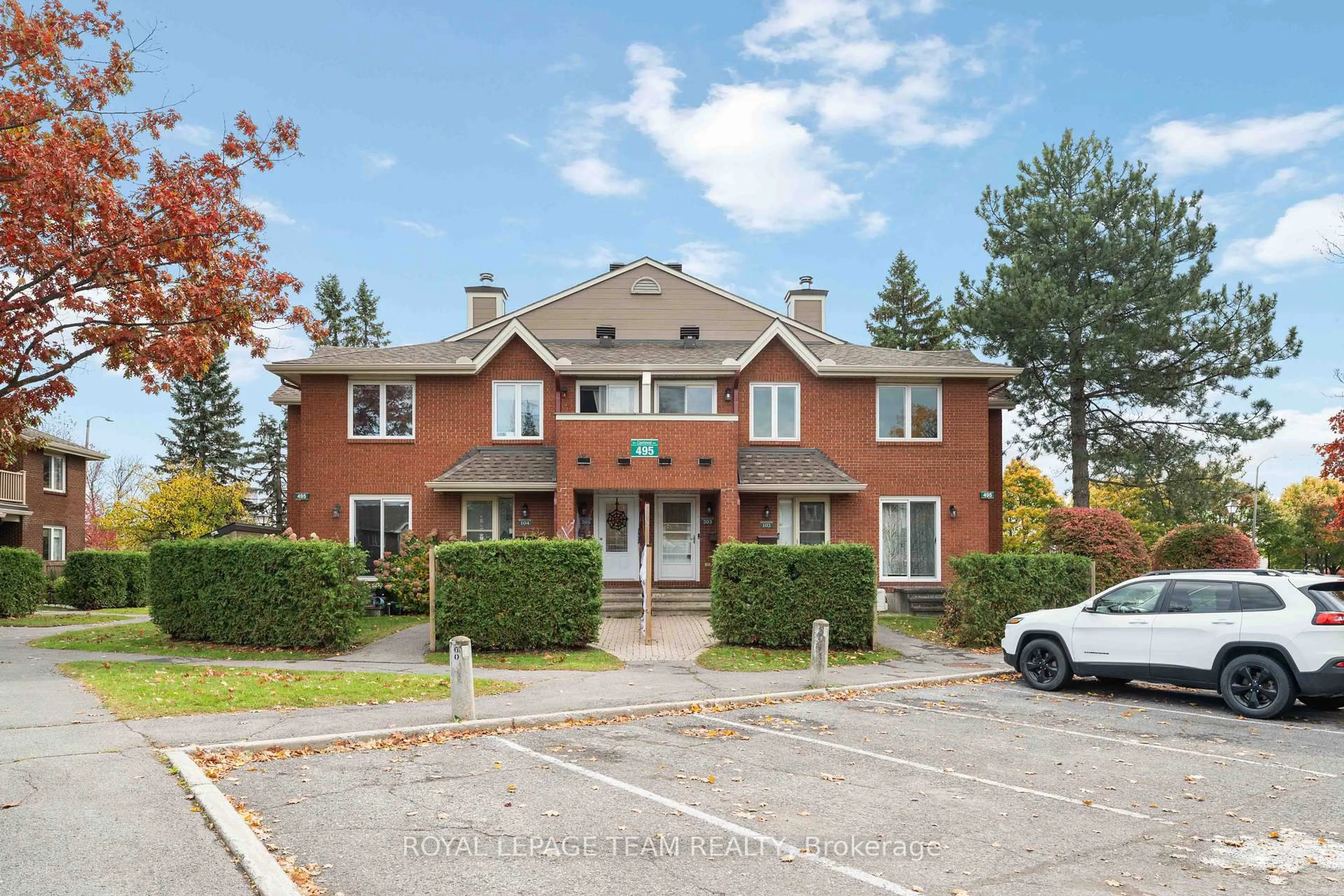 Home with brick exterior material, unknown for 495 Canteval Terr #203, Orleans Ontario K4A 2E1