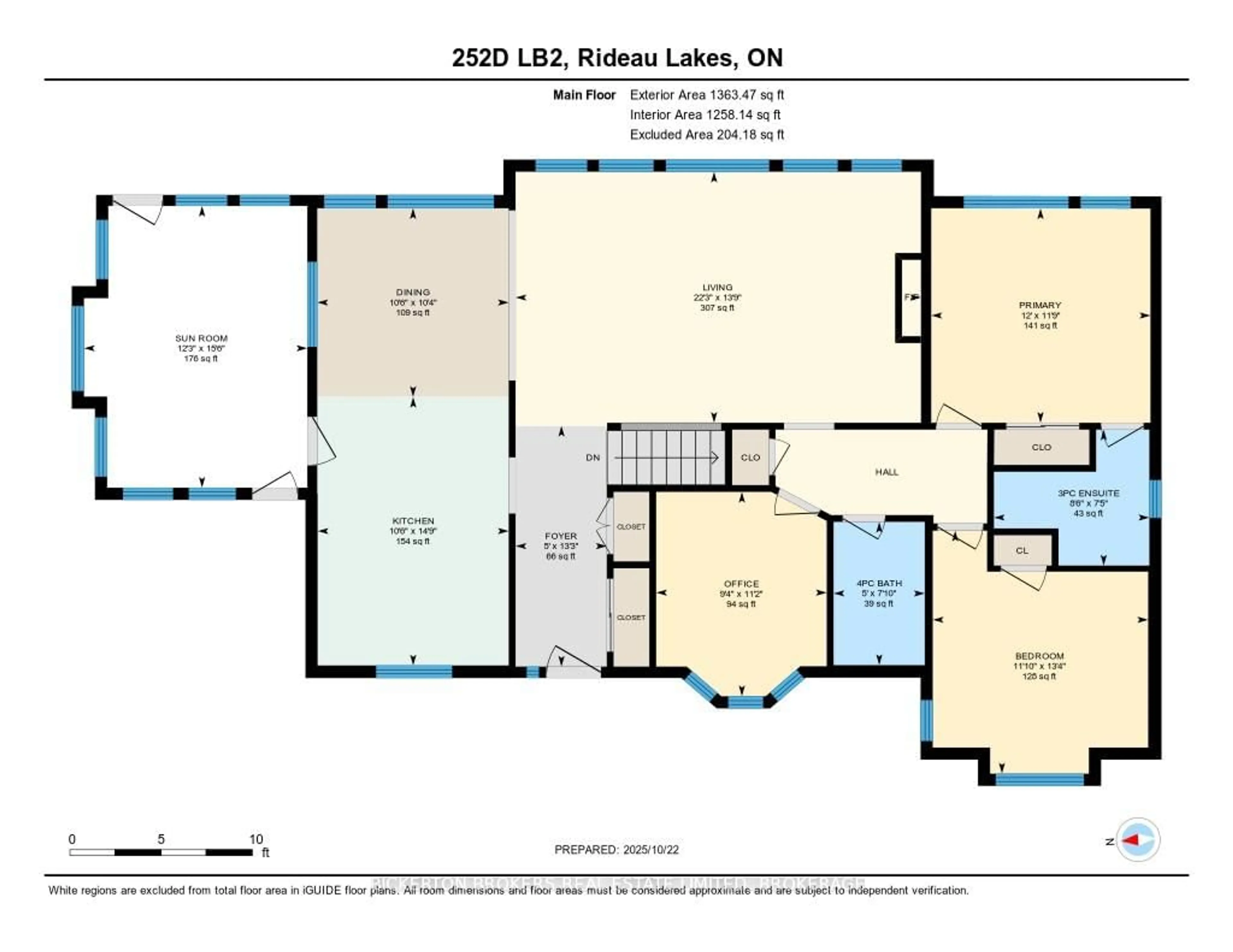 Floor plan for 252 D LB2 Coons Rd, Rideau Lakes Ontario K0G 1E0