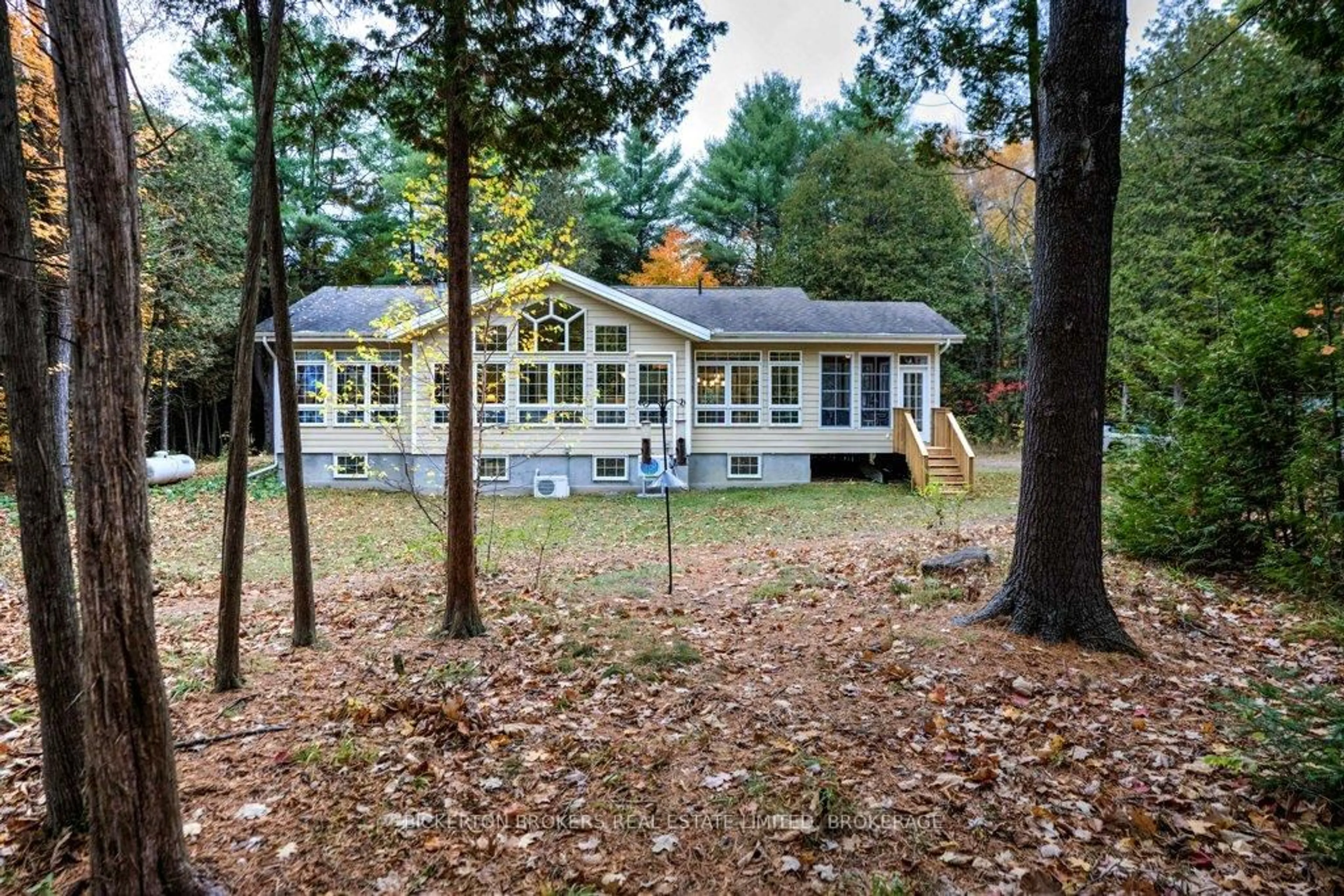 Home with vinyl exterior material, forest/trees view for 252 D LB2 Coons Rd, Rideau Lakes Ontario K0G 1E0