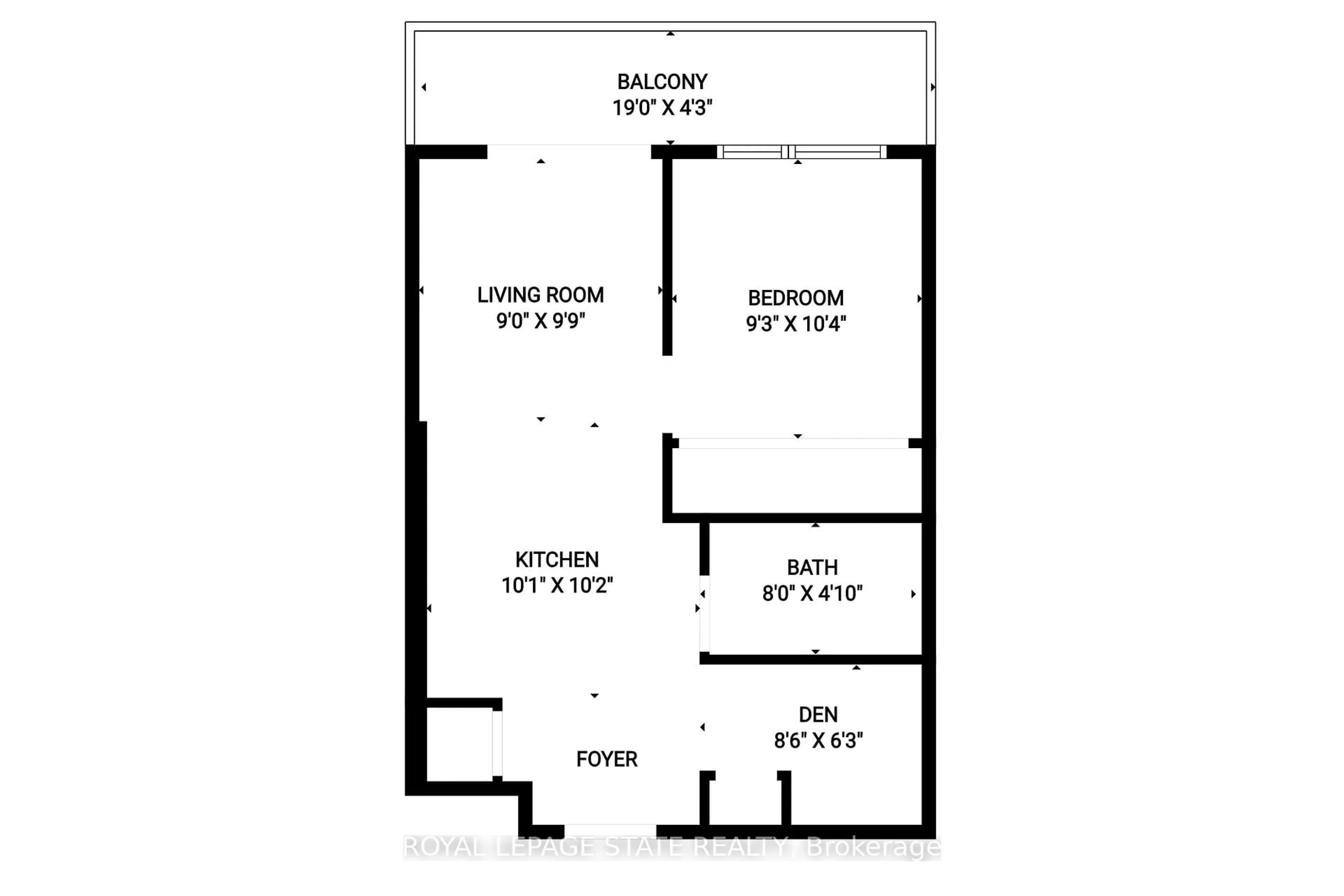 Floor plan for 2782 Barton St #813, Hamilton Ontario L8E 2J8
