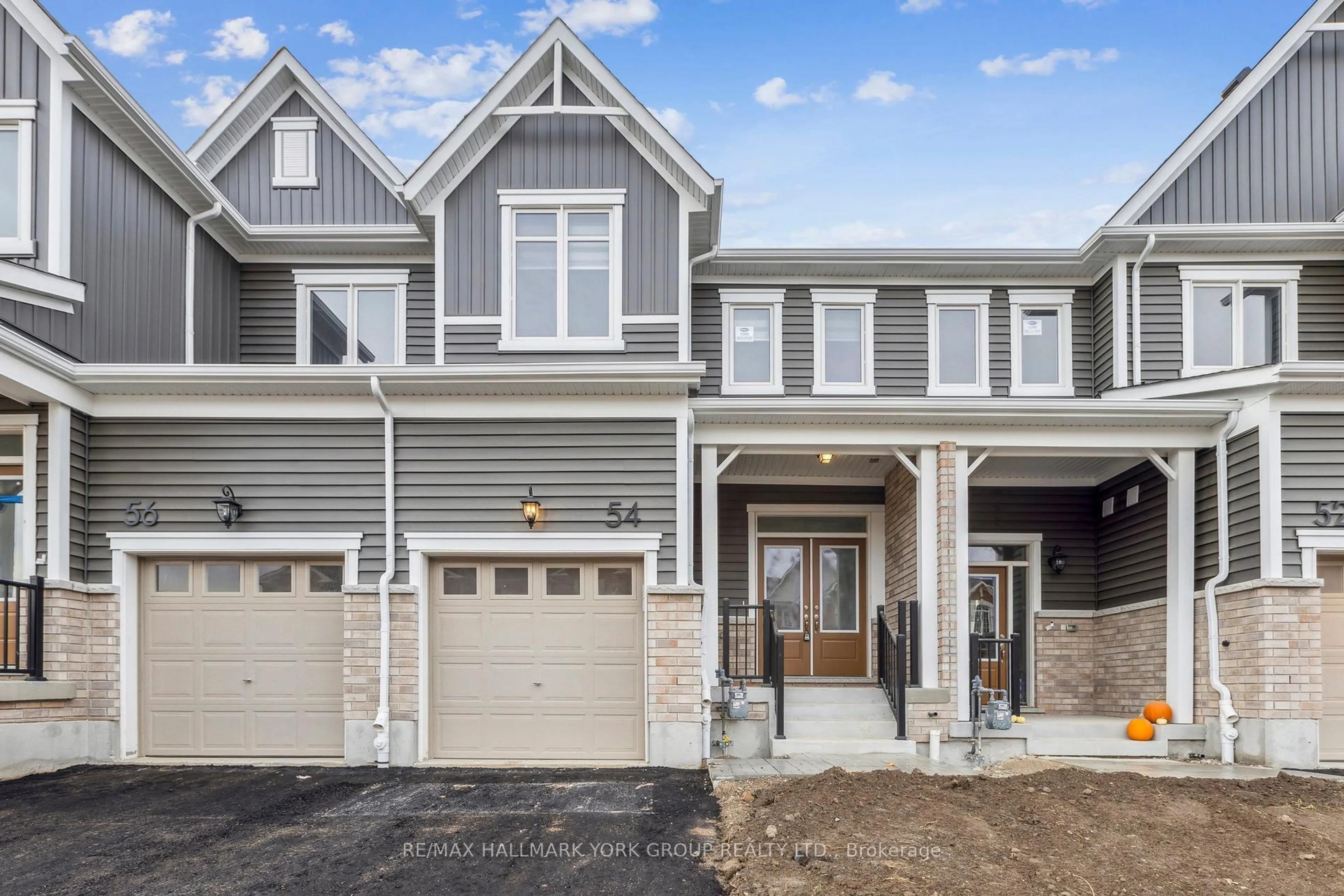 Home with vinyl exterior material, street for 54 Histand Tr, Kitchener Ontario N2R 0S2
