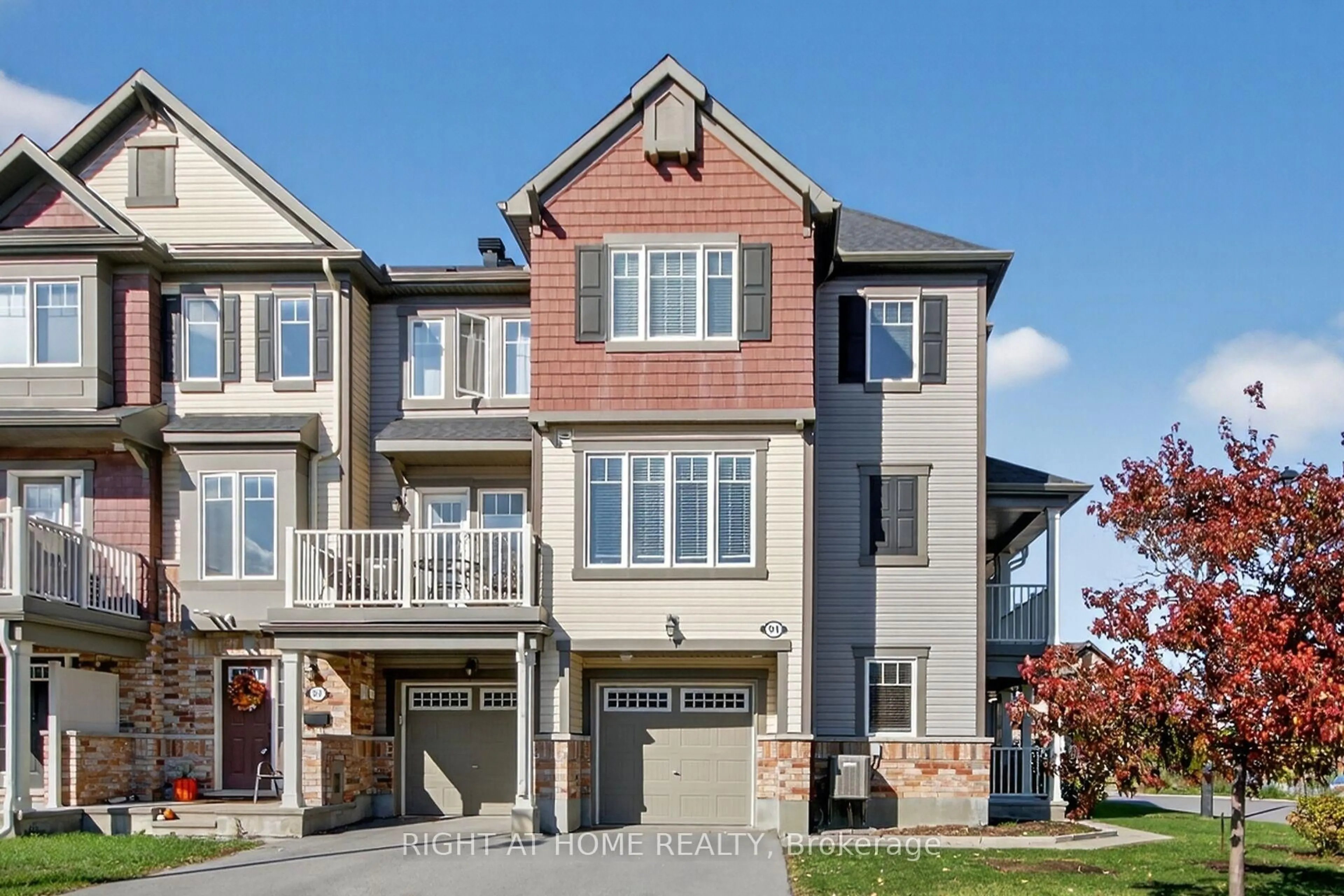 Home with brick exterior material, street for 91 Buffalograss Cres, Ottawa Ontario K2J 6H5